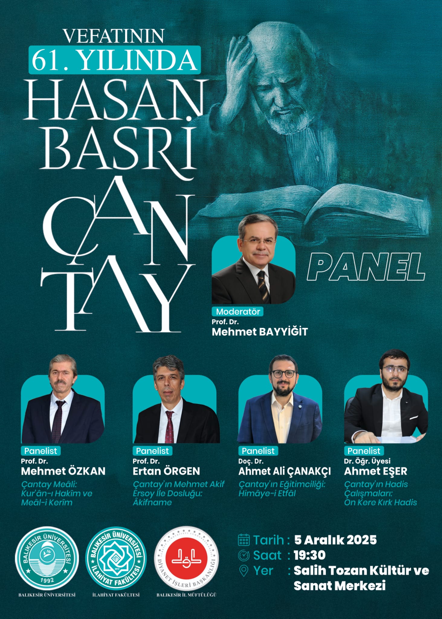Vefatının 61. Yılında Hasan Basri Çantay Anma Programı 1