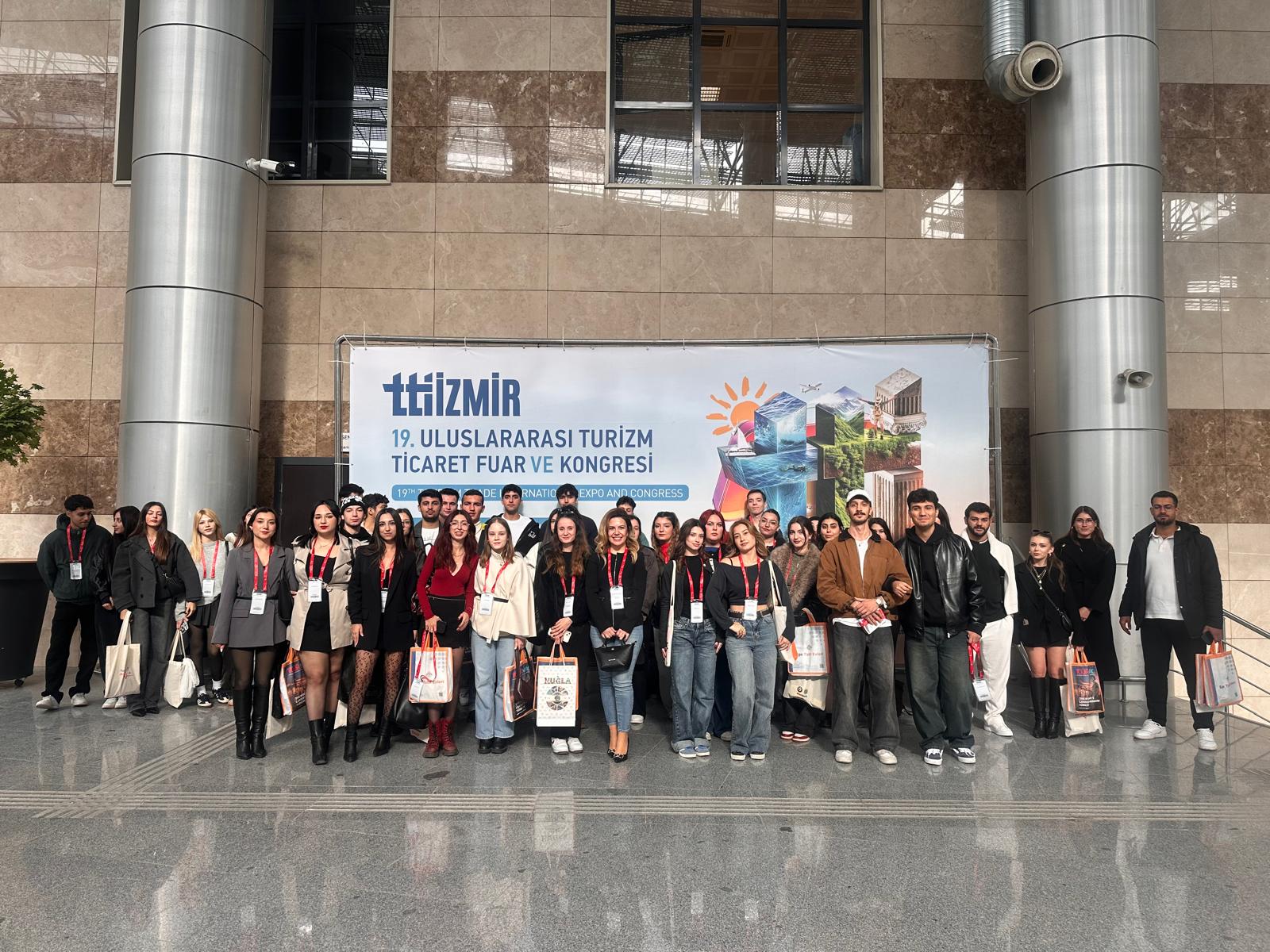 Ayvalık Vocational School Students Met with Industry Representatives at the TTI İzmir International Tourism and Trade Fair
