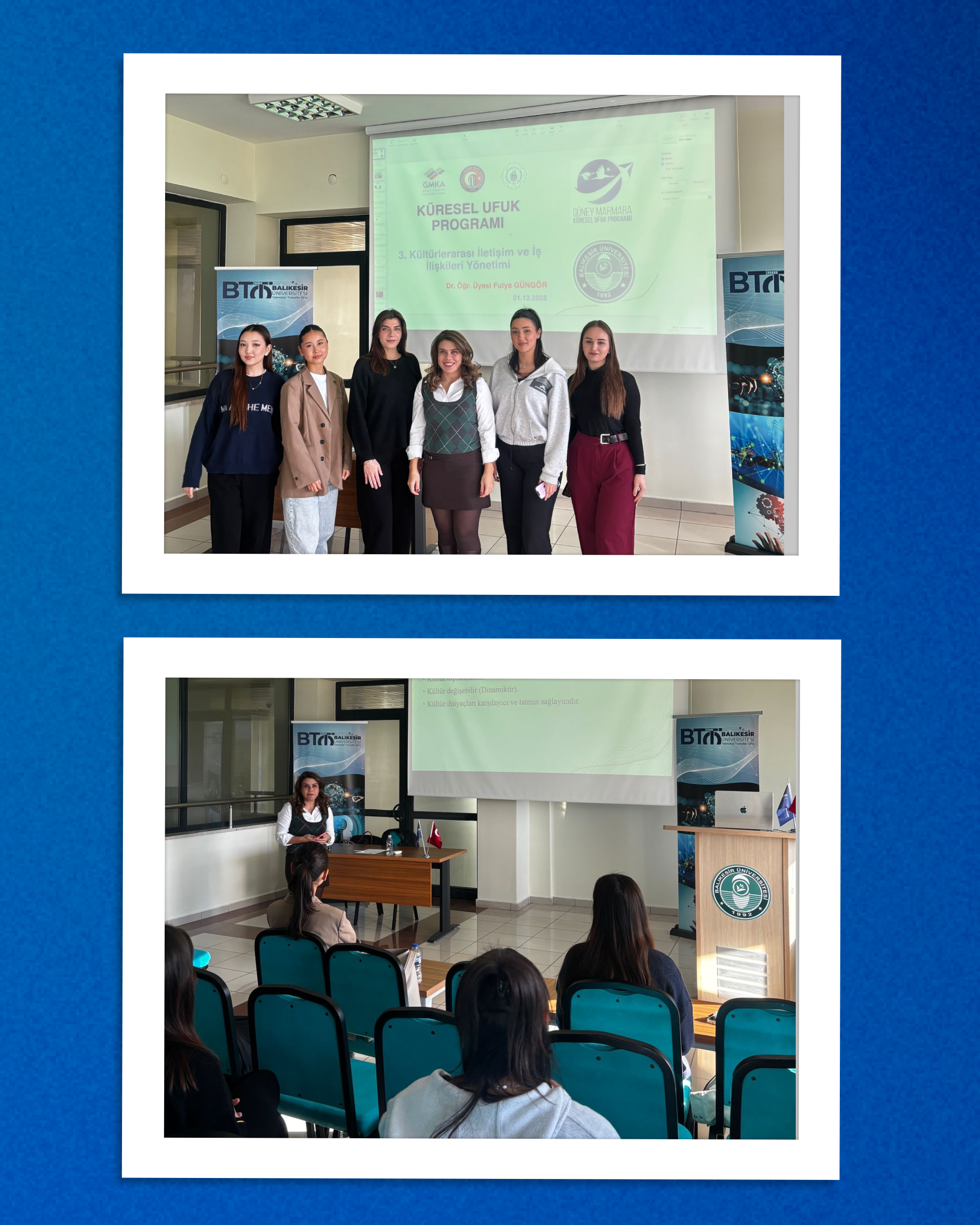 Balıkesir Üniversitesi’nde Güney Marmara Küresel Ufuk Programı 2025–2026 Akademik Yılı 1. Dönem Eğitimleri Başladı 3