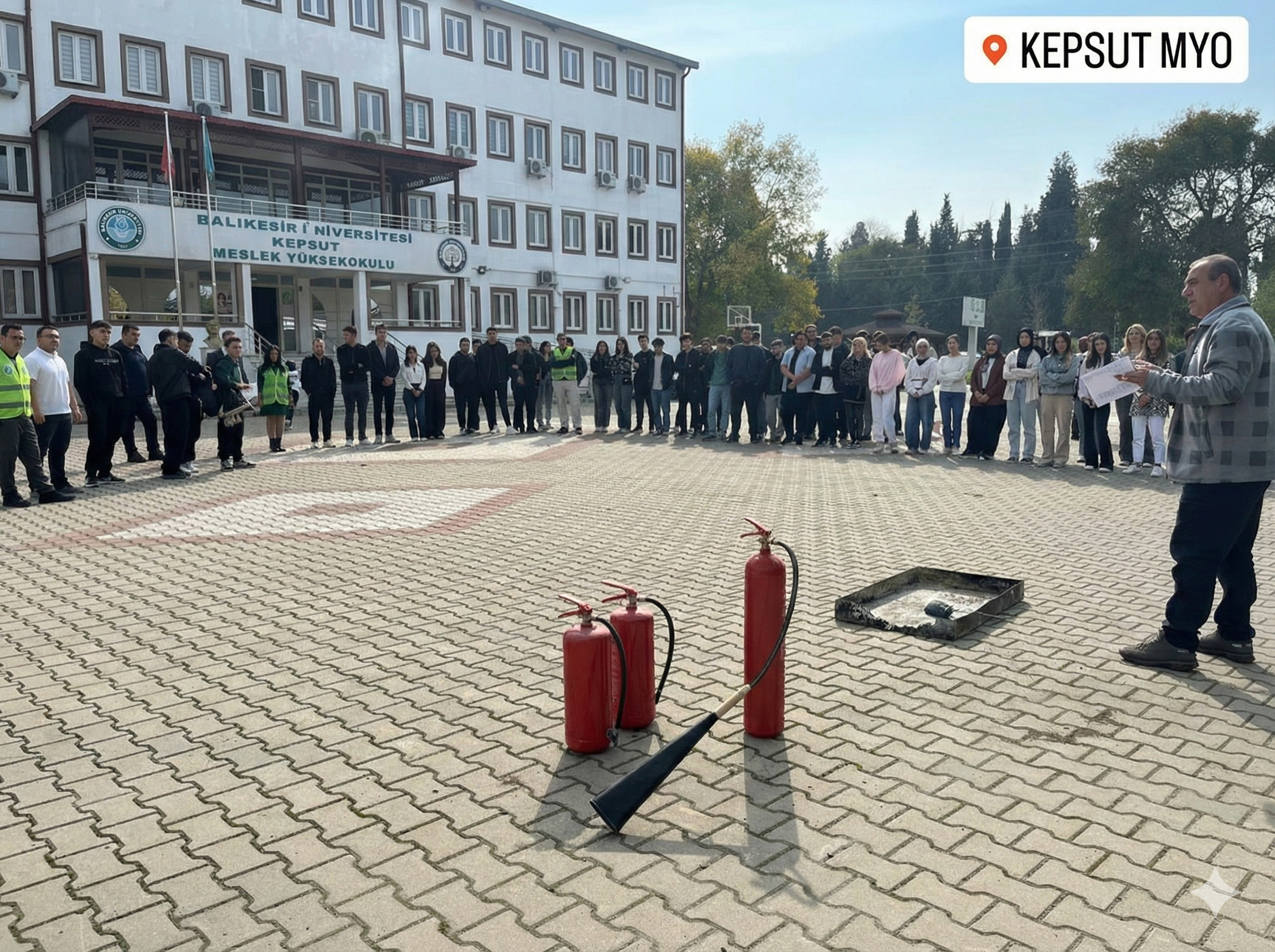 Üniversitemiz Genelinde Kapsamlı "İlk Yardım, Tahliye, Yangın ve Deprem Tatbikatları" Başarıyla Gerçekleştirildi 22