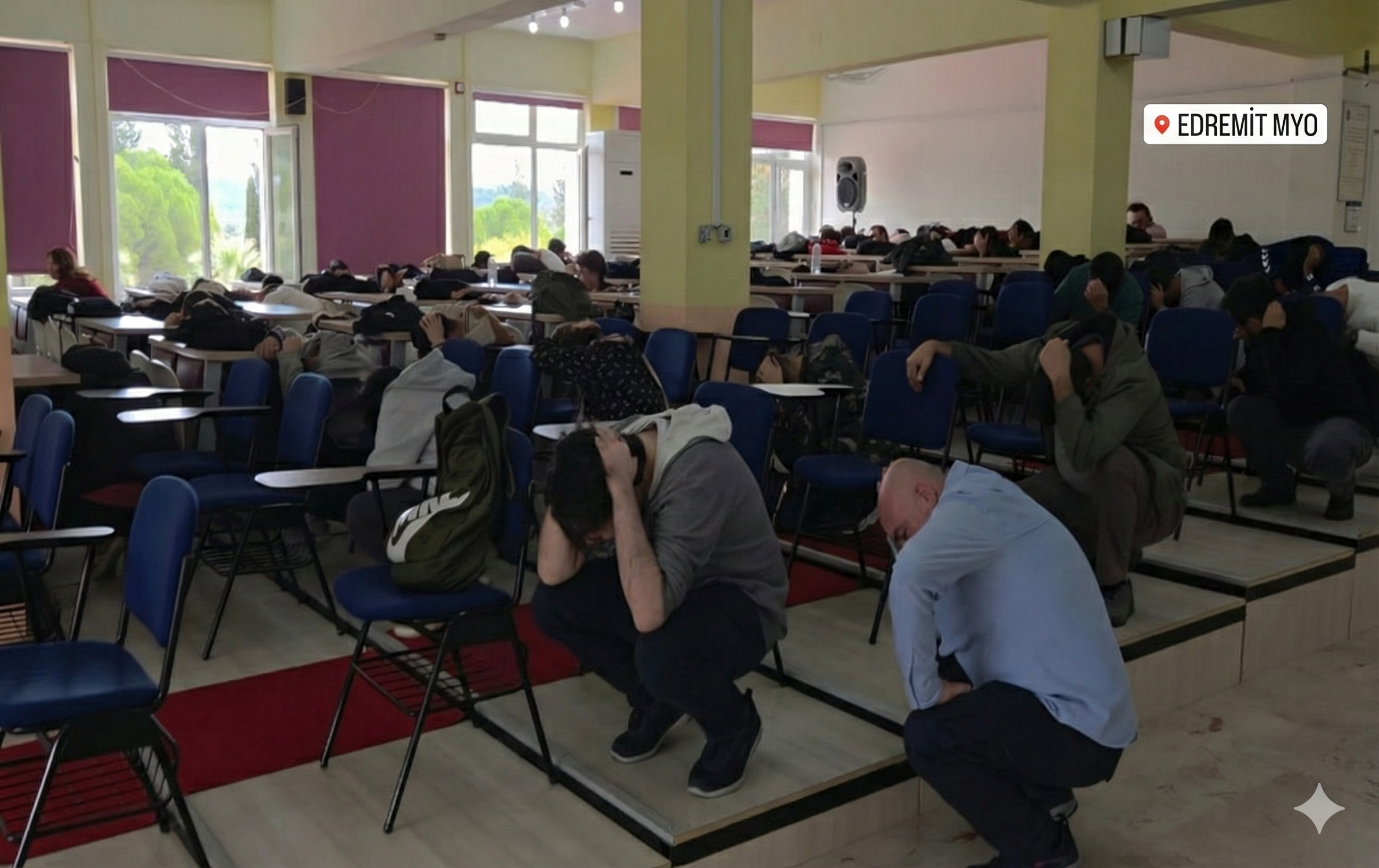 Üniversitemiz Genelinde Kapsamlı "İlk Yardım, Tahliye, Yangın ve Deprem Tatbikatları" Başarıyla Gerçekleştirildi 14