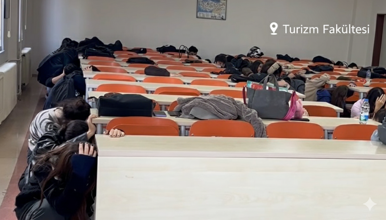 Üniversitemiz Genelinde Kapsamlı "İlk Yardım, Tahliye, Yangın ve Deprem Tatbikatları" Başarıyla Gerçekleştirildi 11