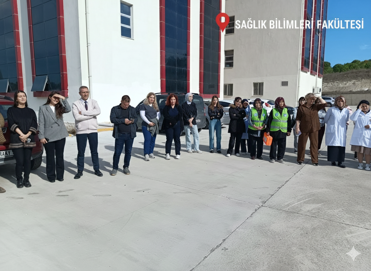 Üniversitemiz Genelinde Kapsamlı "İlk Yardım, Tahliye, Yangın ve Deprem Tatbikatları" Başarıyla Gerçekleştirildi 8