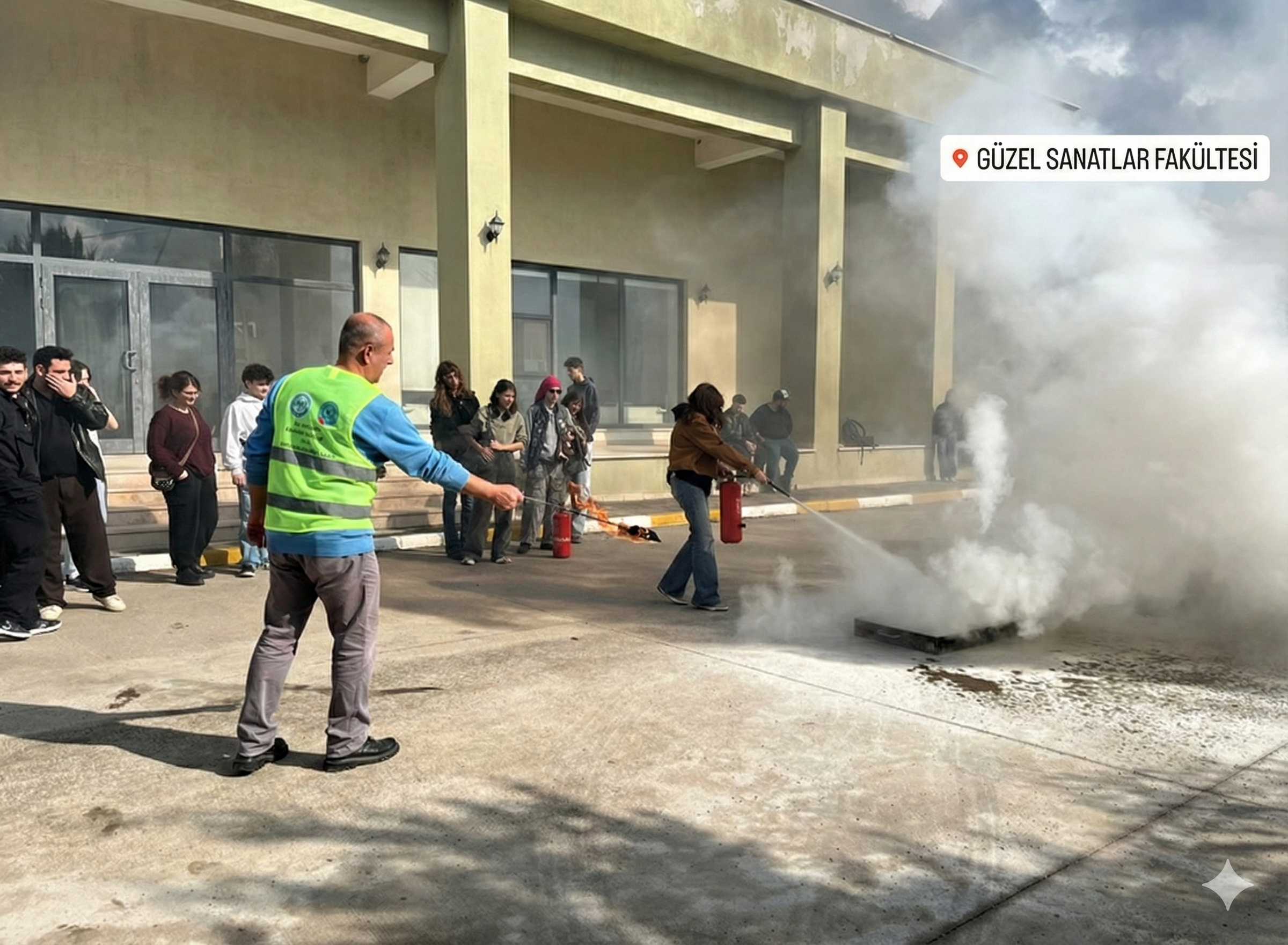 Üniversitemiz Genelinde Kapsamlı "İlk Yardım, Tahliye, Yangın ve Deprem Tatbikatları" Başarıyla Gerçekleştirildi 2