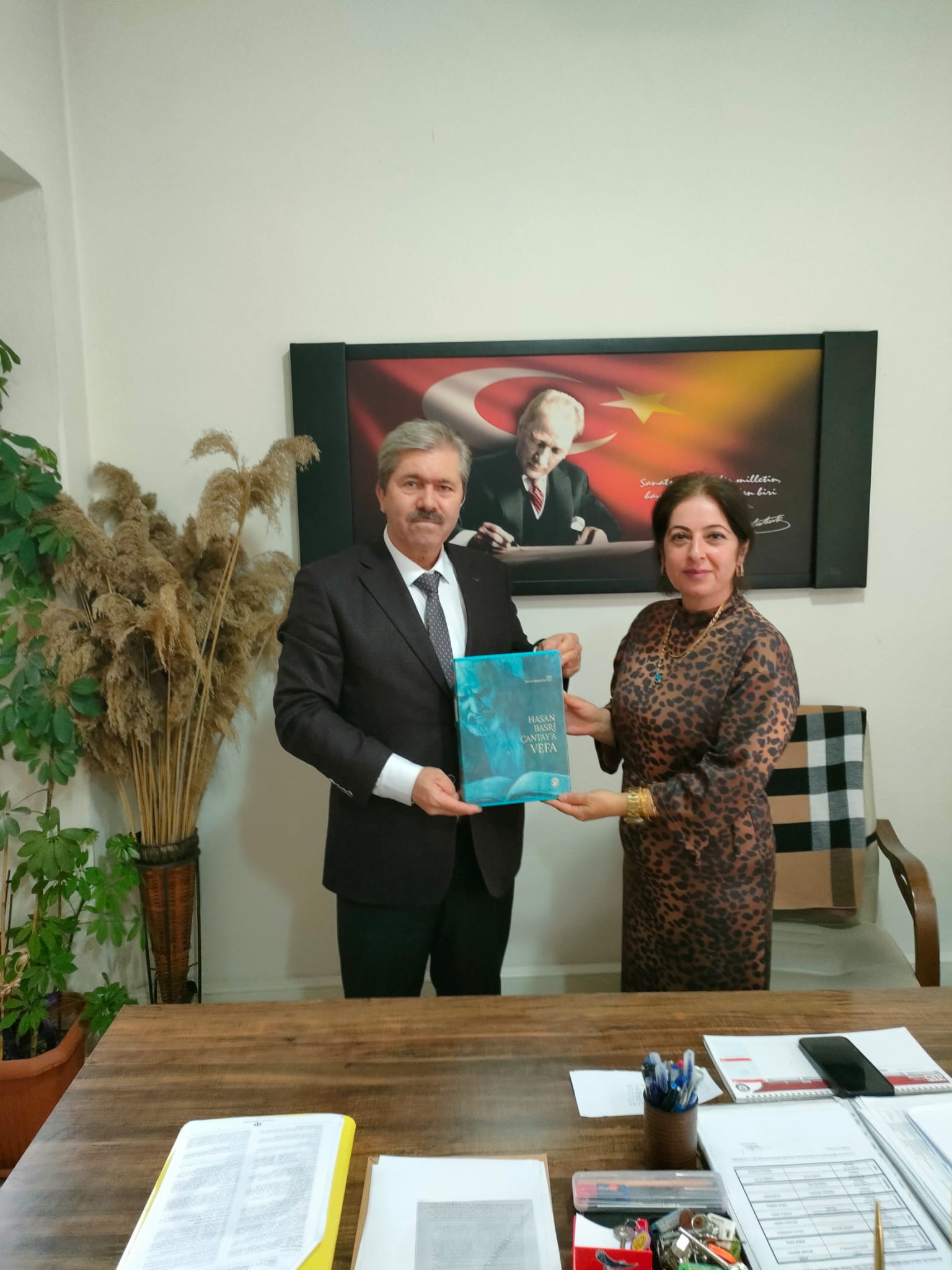 Fakültemiz Yönetiminden Altıeylül İlçe Halk Eğitim Müdürüne Ziyaret