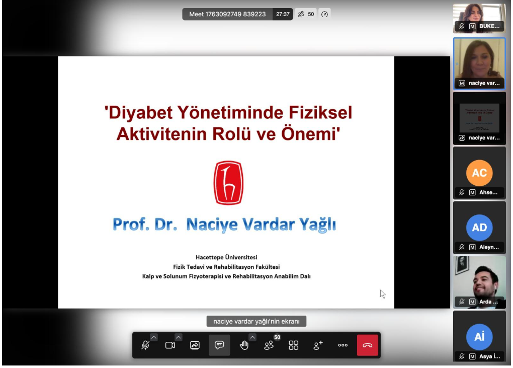 Diyabette Üç Adım Bakım, Egzersiz, Beslenme Paneli 2