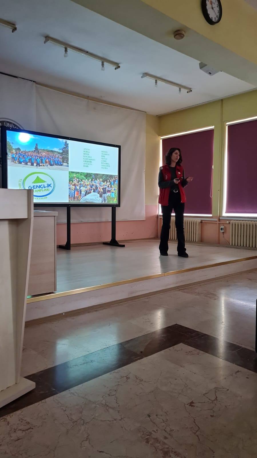 A promotional event was organized for the students of our vocational school by the Edremit District Youth Center Directorate 3