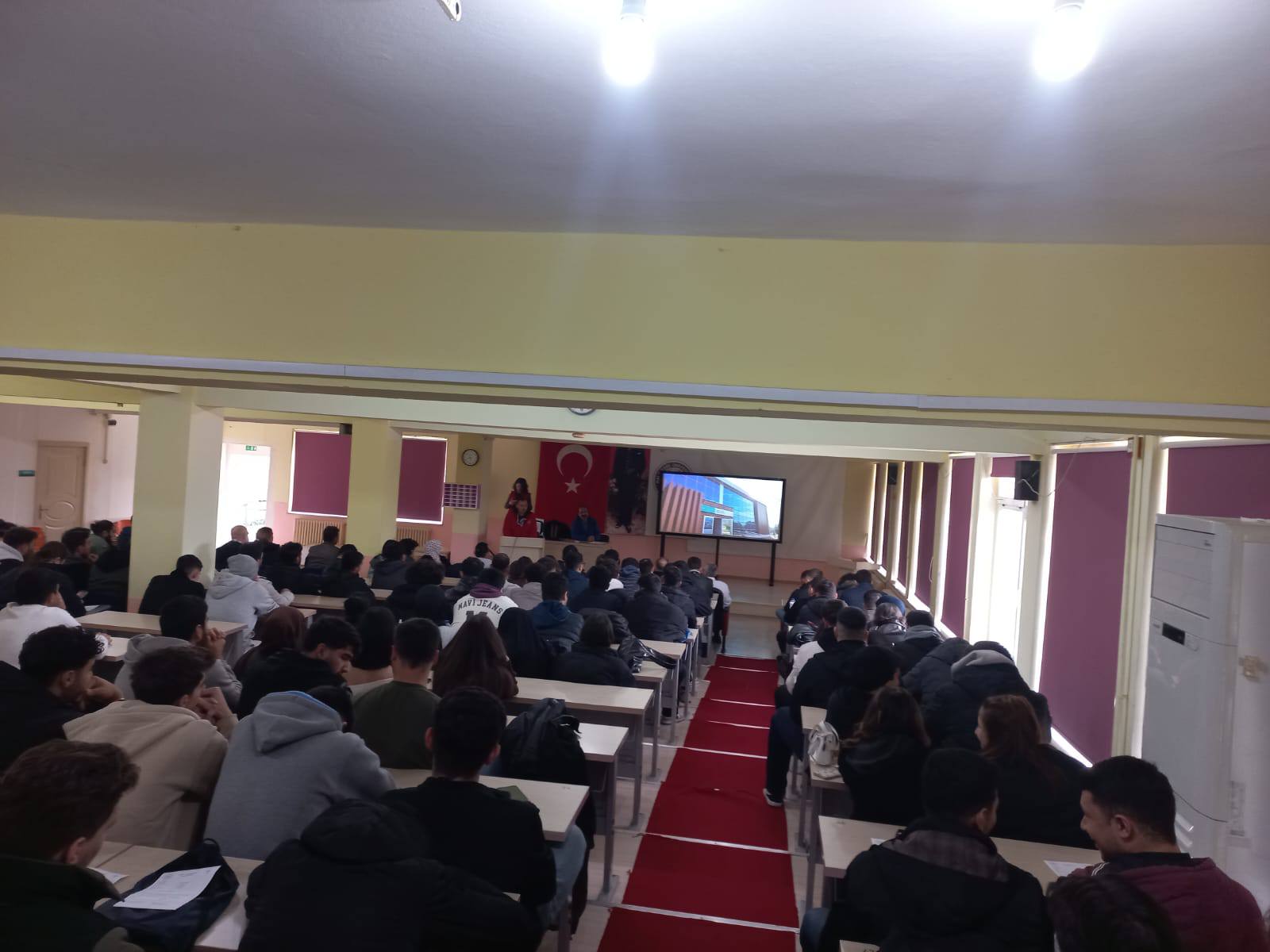 A promotional event was organized for the students of our vocational school by the Edremit District Youth Center Directorate 7