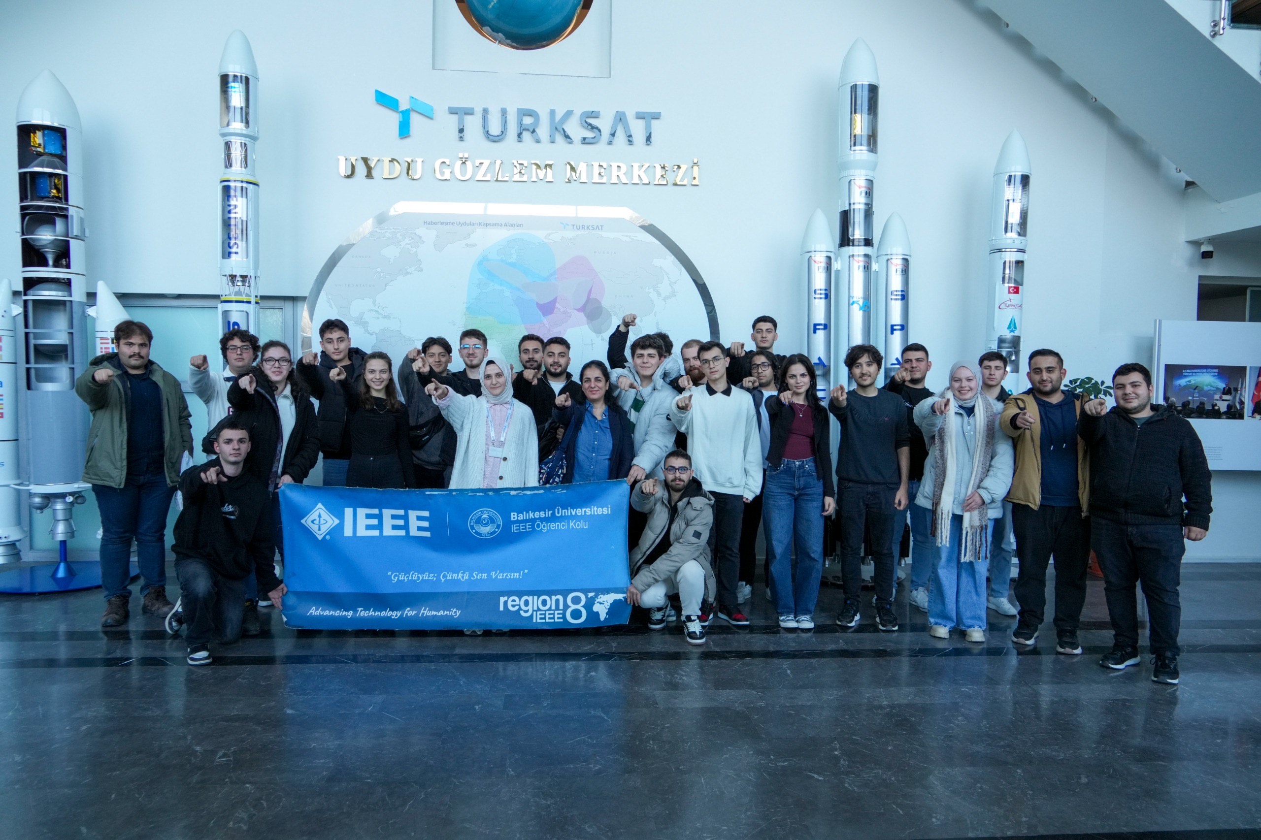 Uluslararası Elektrik Elektronik Mühendislik Topluluğu (IEEE) TÜRKSAT Gezisi Etkinliği