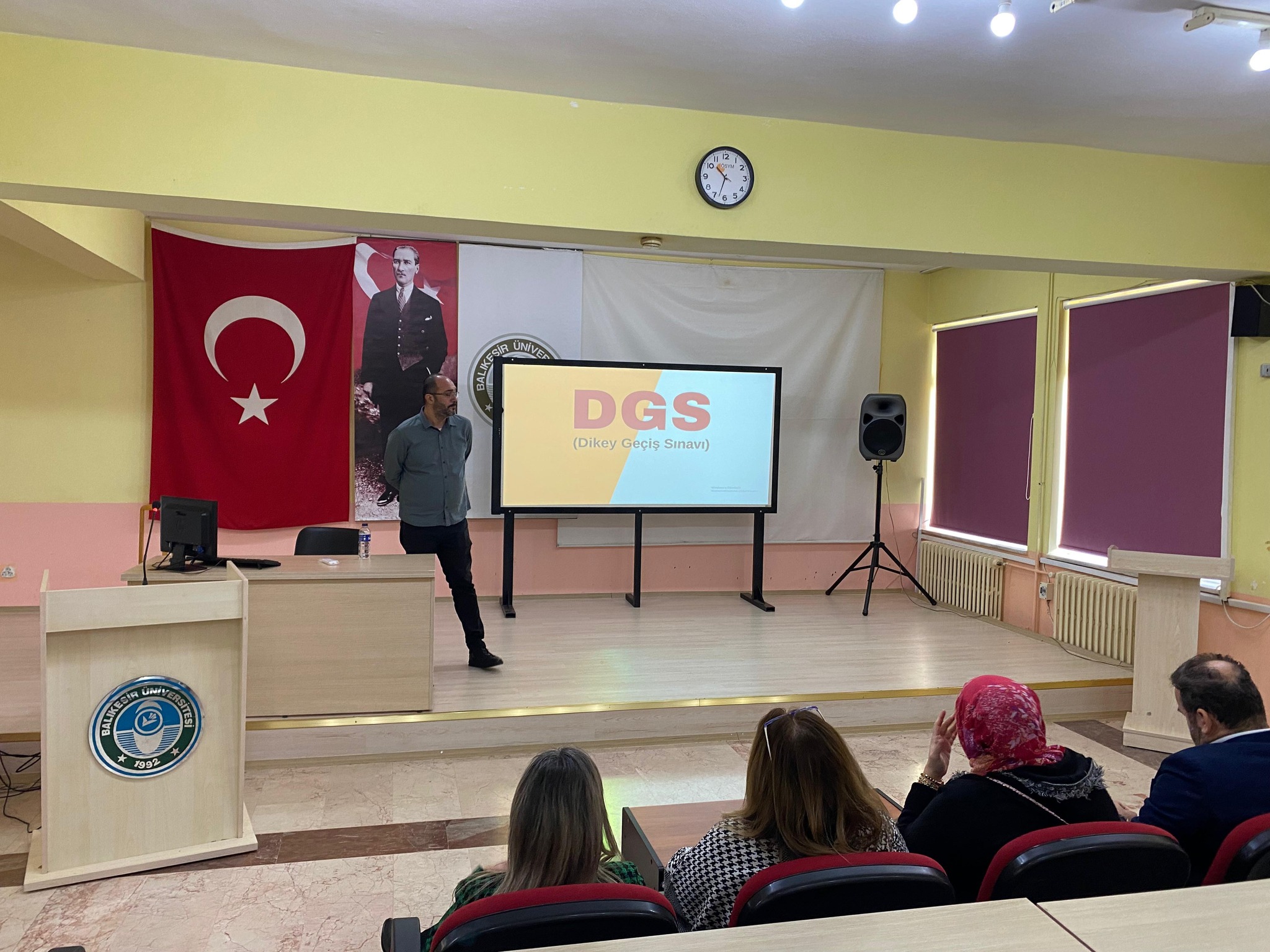 A Vertical Transfer Exam (DGS) information meeting was organized for our Vocational School students within the scope of the protocol signed between our Vocational School and Gümüş Educational Institutions