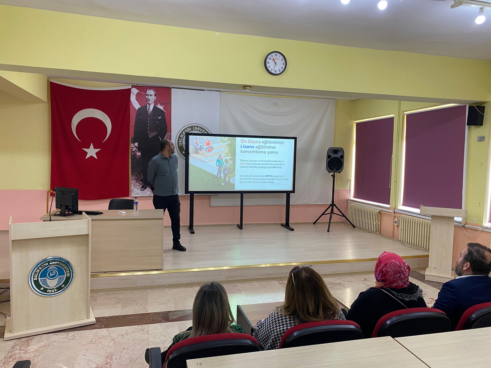 A Vertical Transfer Exam (DGS) information meeting was organized for our Vocational School students within the scope of the protocol signed between our Vocational School and Gümüş Educational Institutions 2
