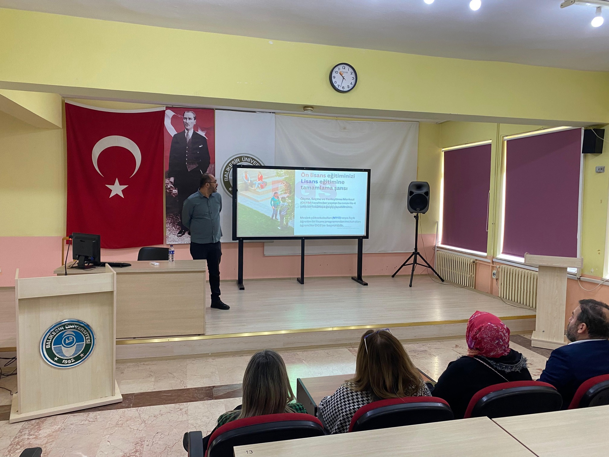 A Vertical Transfer Exam (DGS) information meeting was organized for our Vocational School students within the scope of the protocol signed between our Vocational School and Gümüş Educational Institutions 3