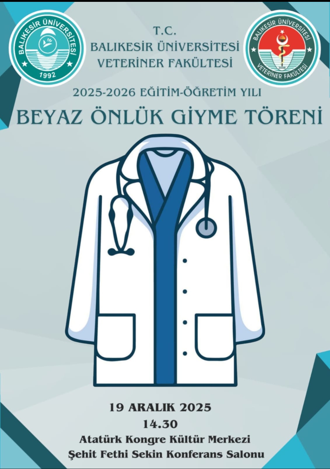 2025-2026 Academic Year Autumn Semester White Coat Ceremony 1