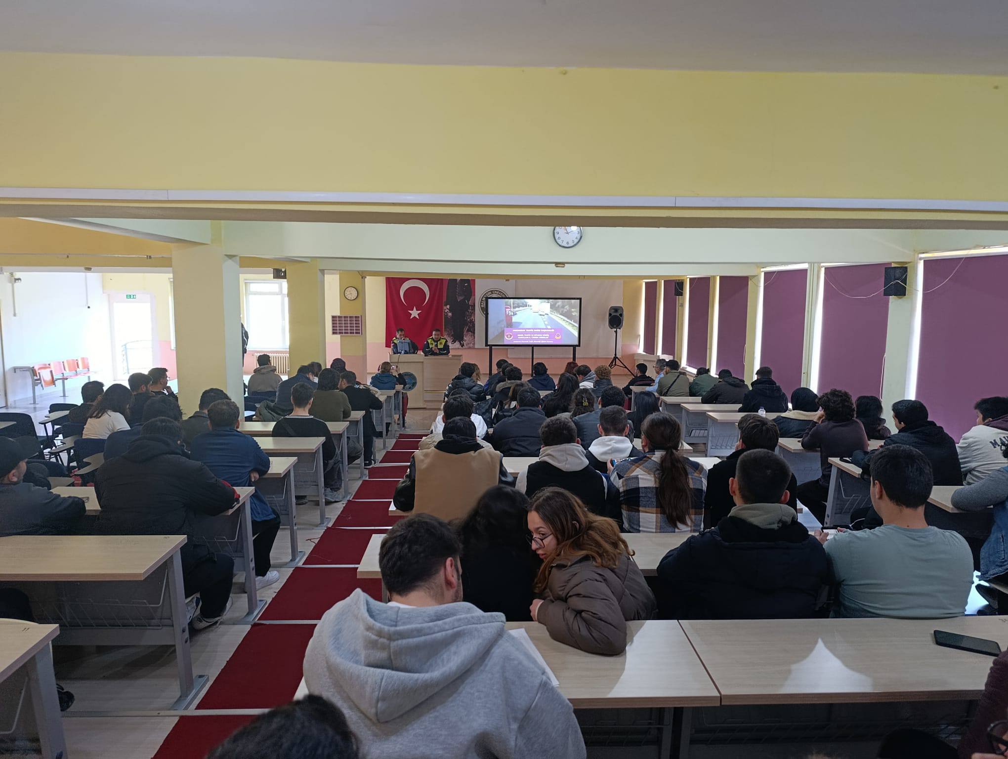 An event on the use of motorcycles and motor vehicles was organized for our school students by the Edremit District Gendarmerie Command 4