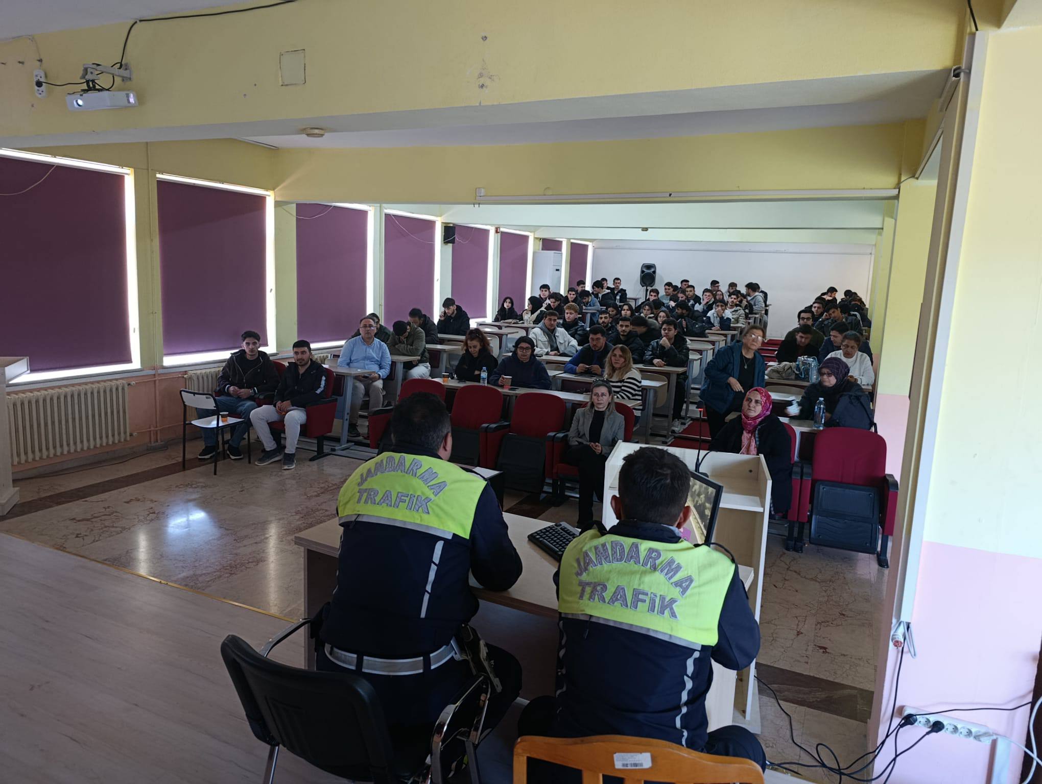 An event on the use of motorcycles and motor vehicles was organized for our school students by the Edremit District Gendarmerie Command 5