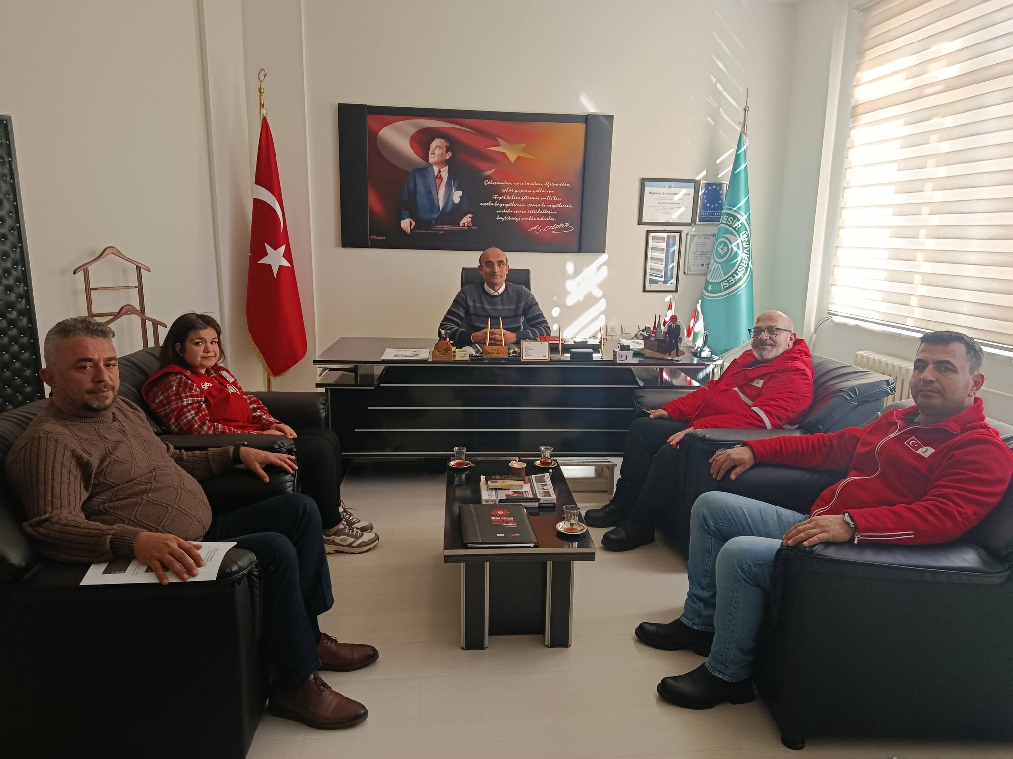 Visit from the Turkish Red Crescent Edremit Branch to Edremit Vocational School