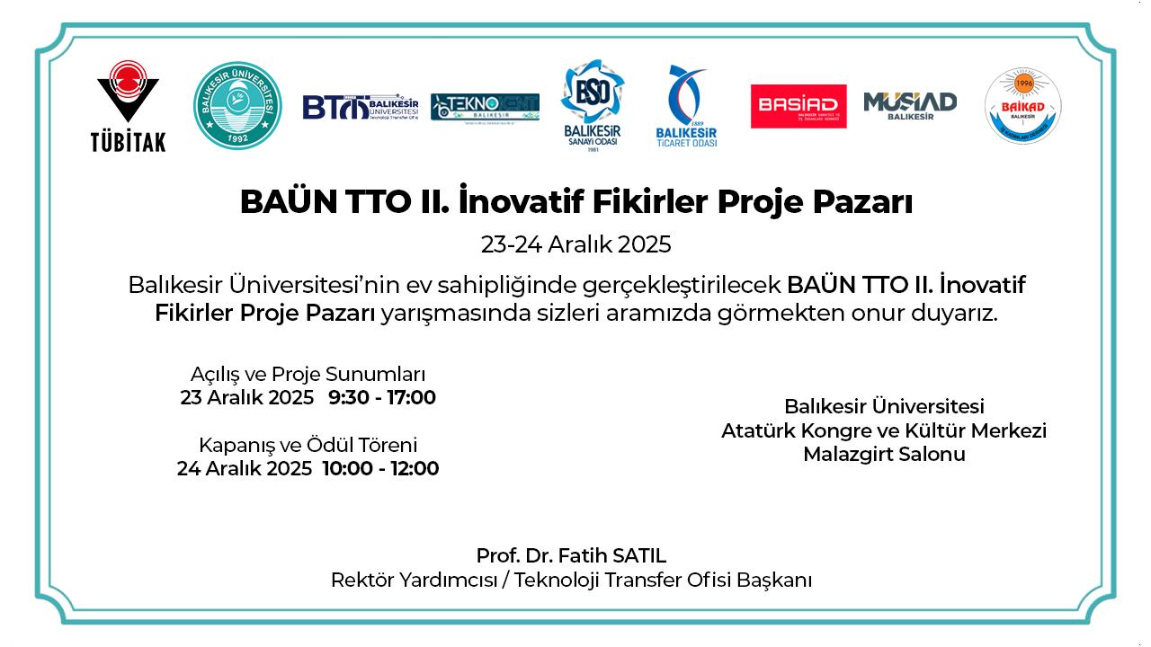 Ön Başvurular Tamamlandı - Sunum ve Poster Gönderim Süreci Hakkında 2