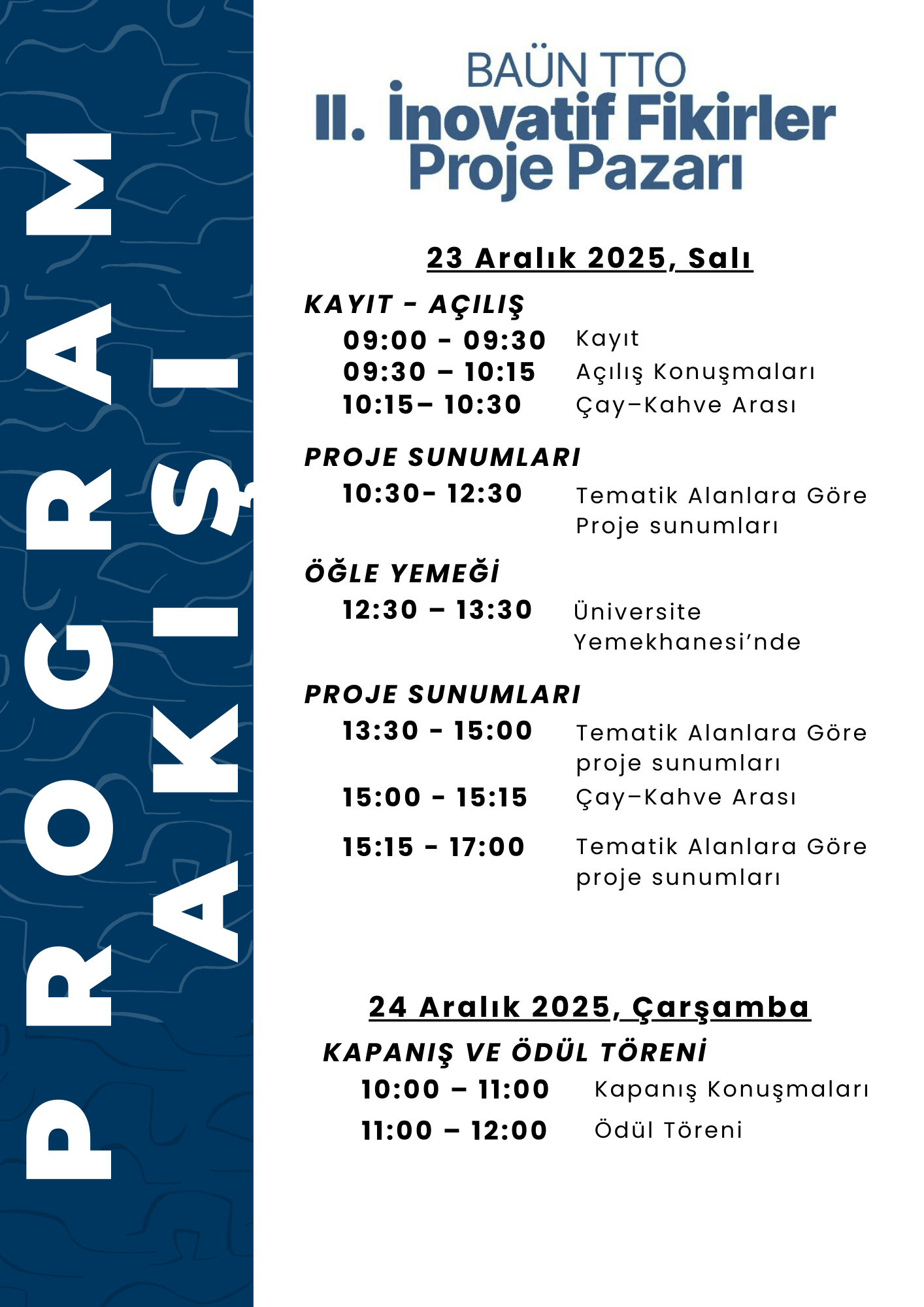 Ön Başvurular Tamamlandı - Sunum ve Poster Gönderim Süreci Hakkında 1