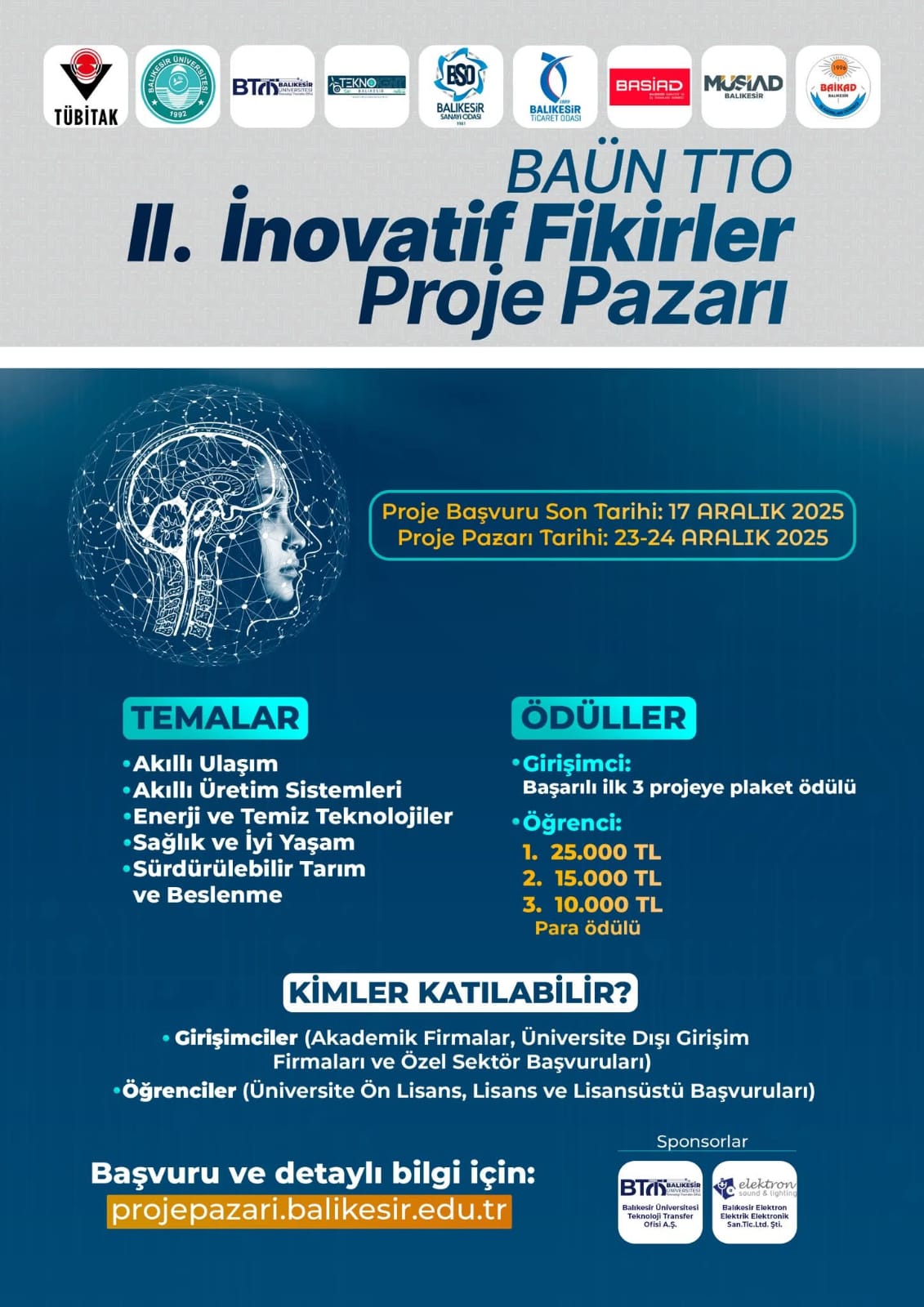 BAÜN TTO II. İnovatif Fikirler Proje Pazarına Rekor Başvuru 2
