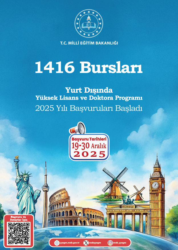 1416 Yurt Dışı Bursları