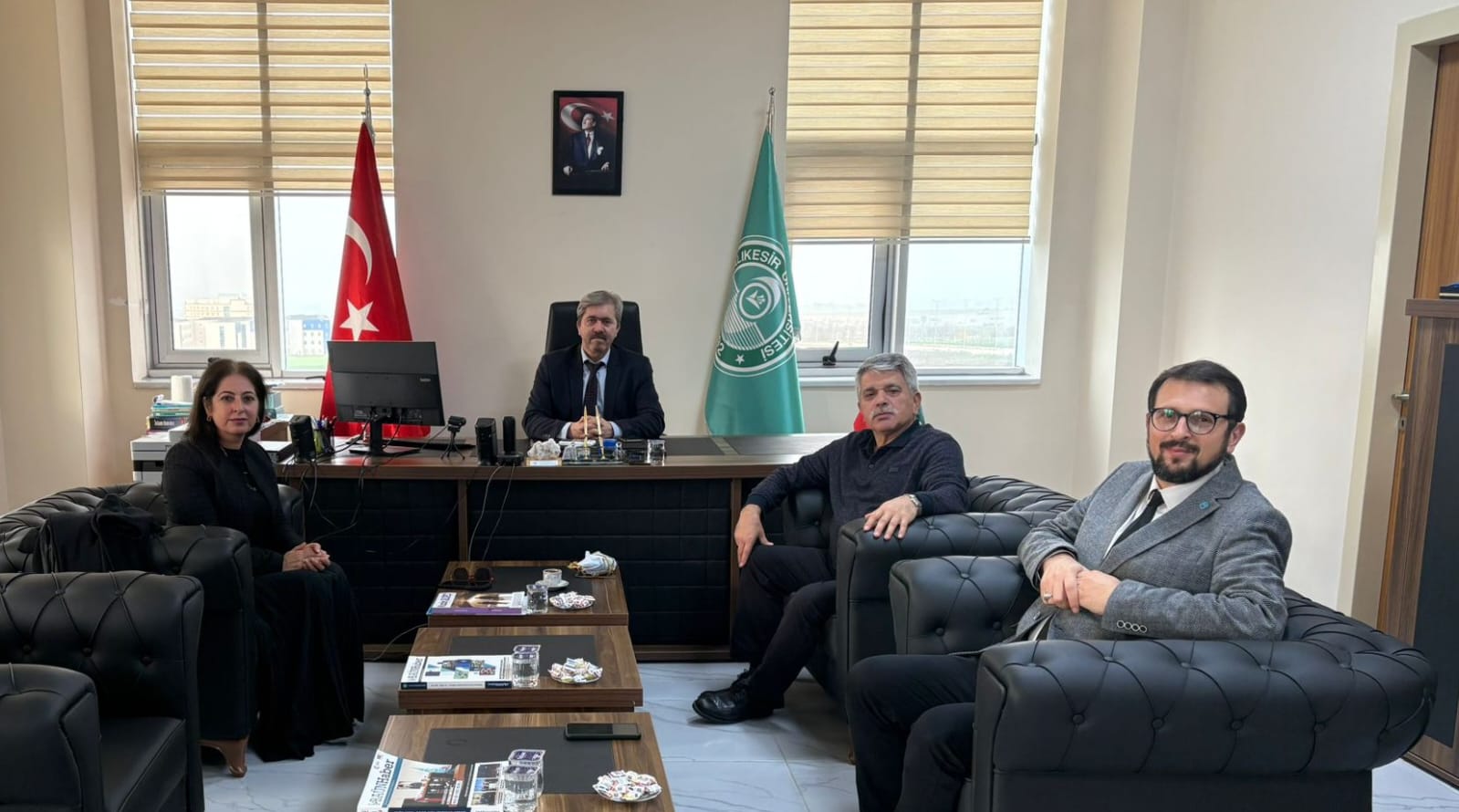 Altıeylül Halk Eğitim Merkezi Müdürü Sayın Filiz Çelik Fakültemizi Ziyaret Etti