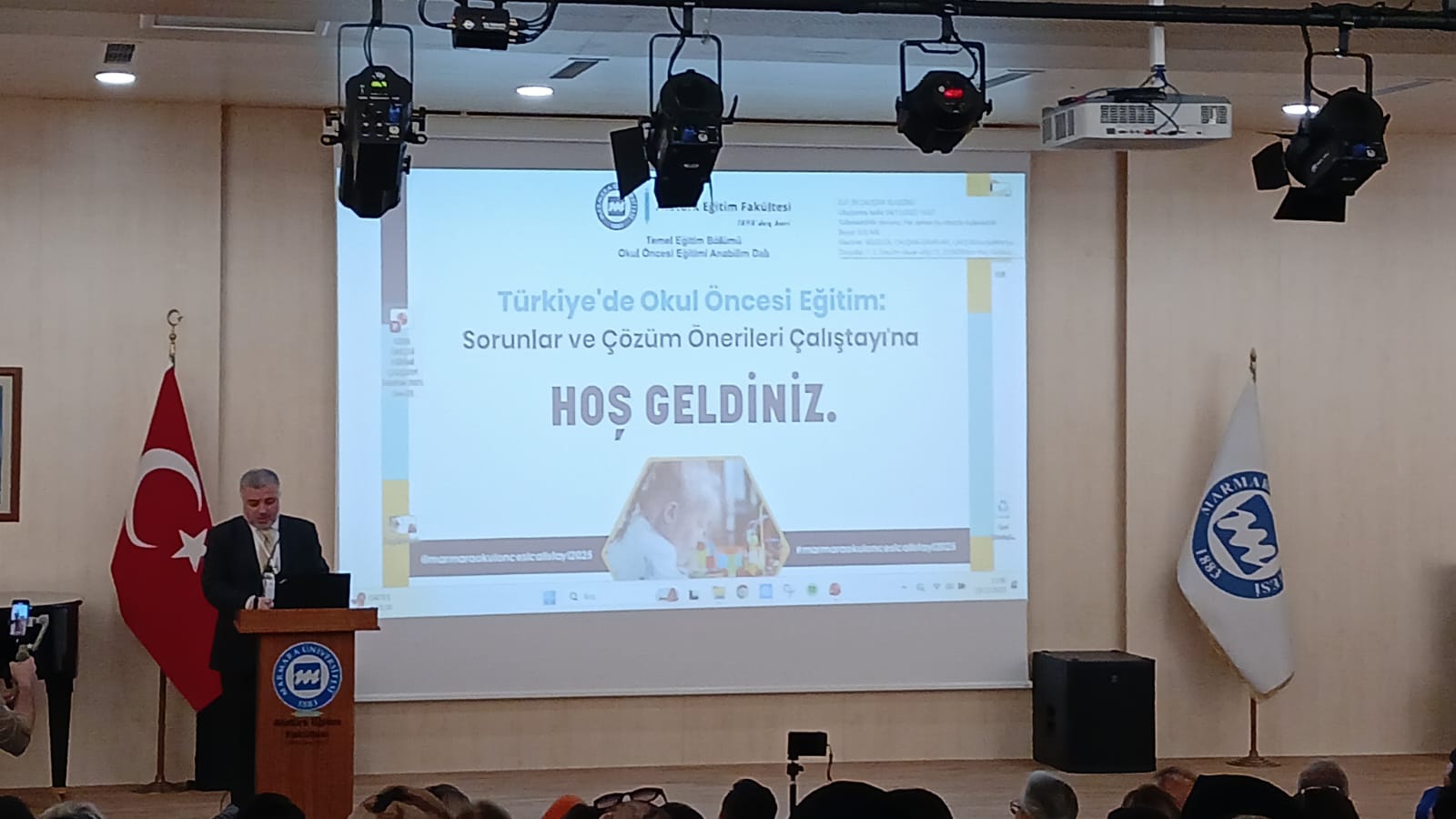 Fakültemizden Marmara Üniversitesinin Düzenlediği Türkiye’de Okul Öncesi Eğitim: Sorunlar ve Çözüm Önerileri Çalıştayına Katılım 2
