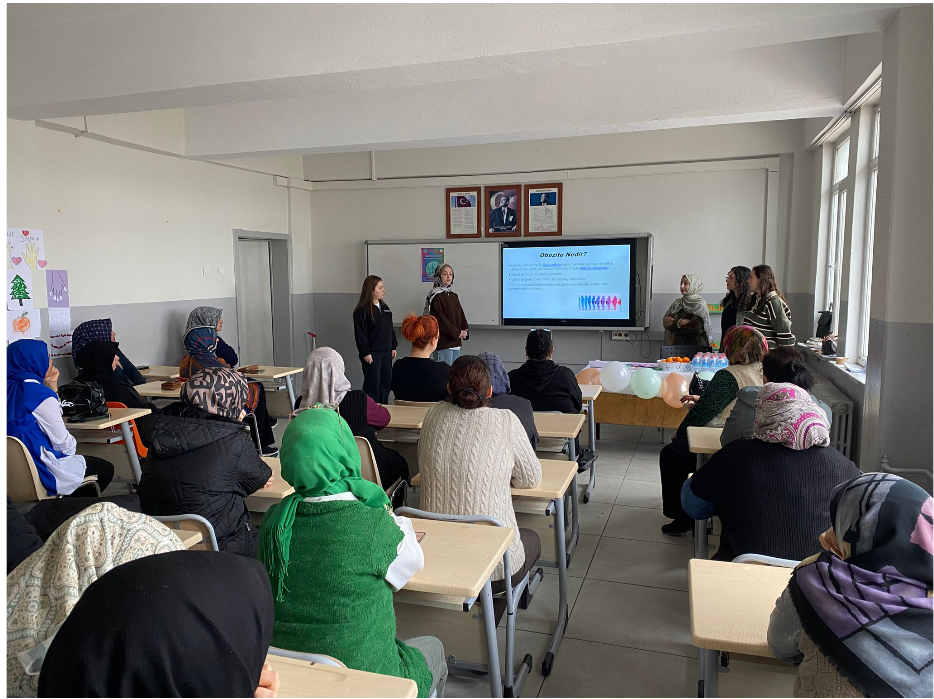 İvrindi SHMYO öğrencilerinden Obeziteye Dur De etkinliği