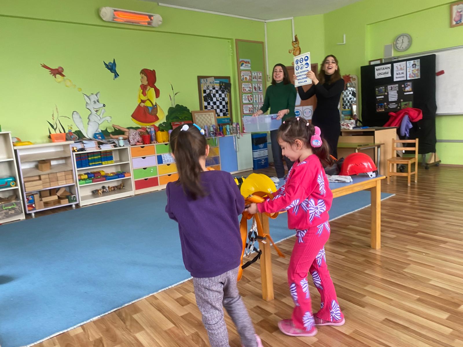İş Sağlığı ve Güvenliği Programı Raif ERİŞ Anaokulunda !!! 4