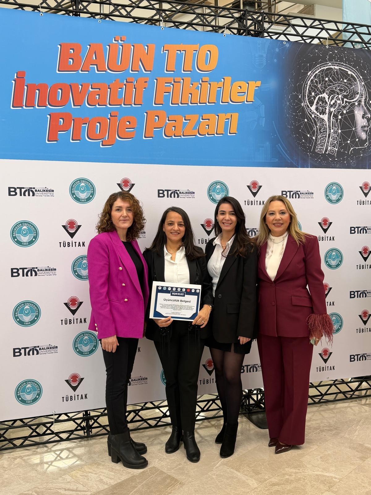 BAÜN TTO II. İnovatif Fikirler Proje Pazarında Üçüncülük Başarısı 4