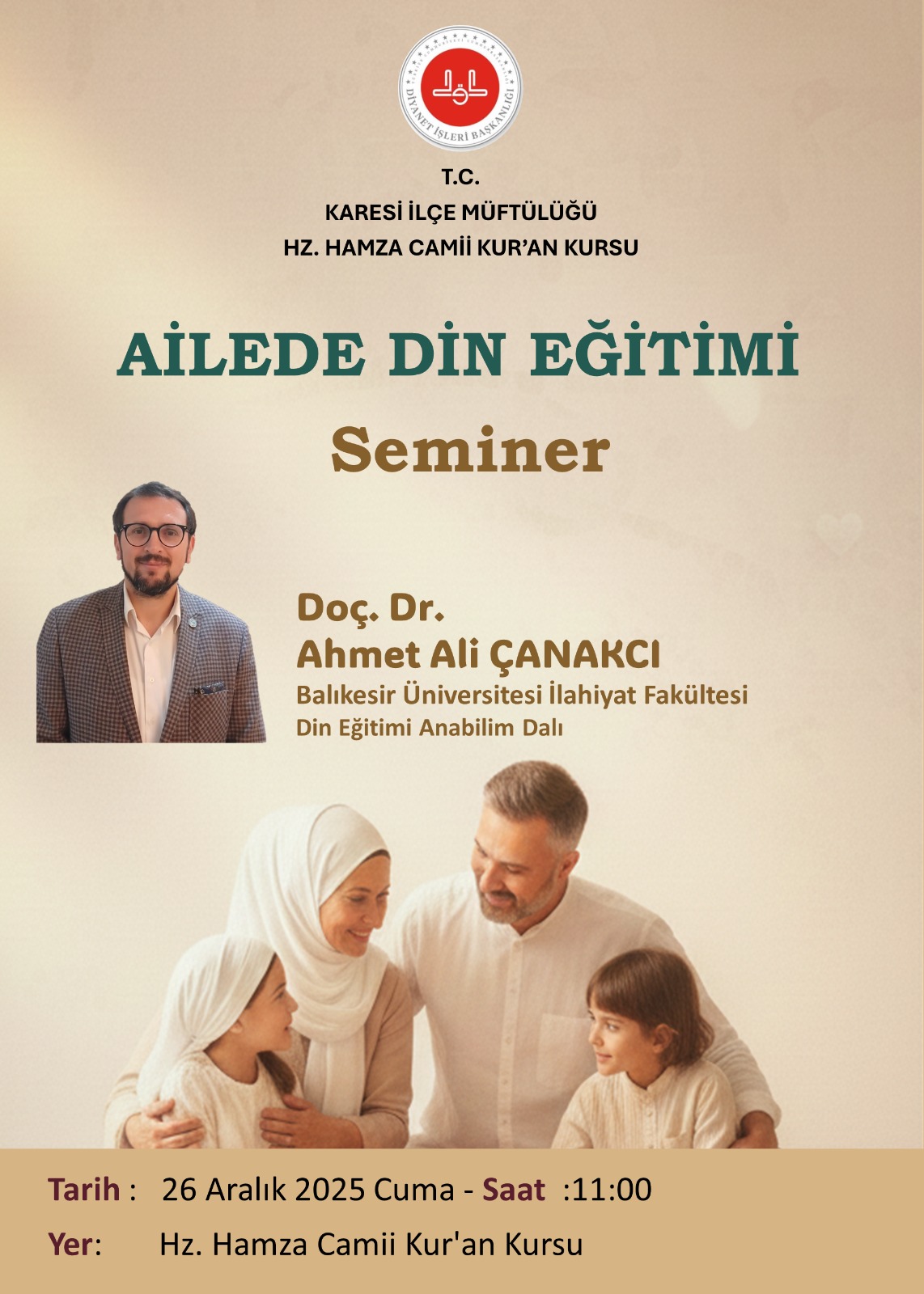 Ailede Din Eğitimi Semineri