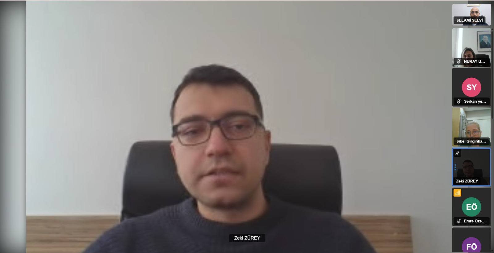 Akademik Personelimize Yönelik Elektronik Haberleşme Konulu Sunum Yapıldı