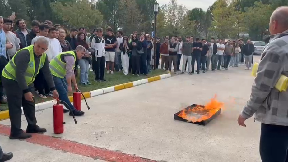 Fire and Earthquake Drills Were Conducted in Our Faculty