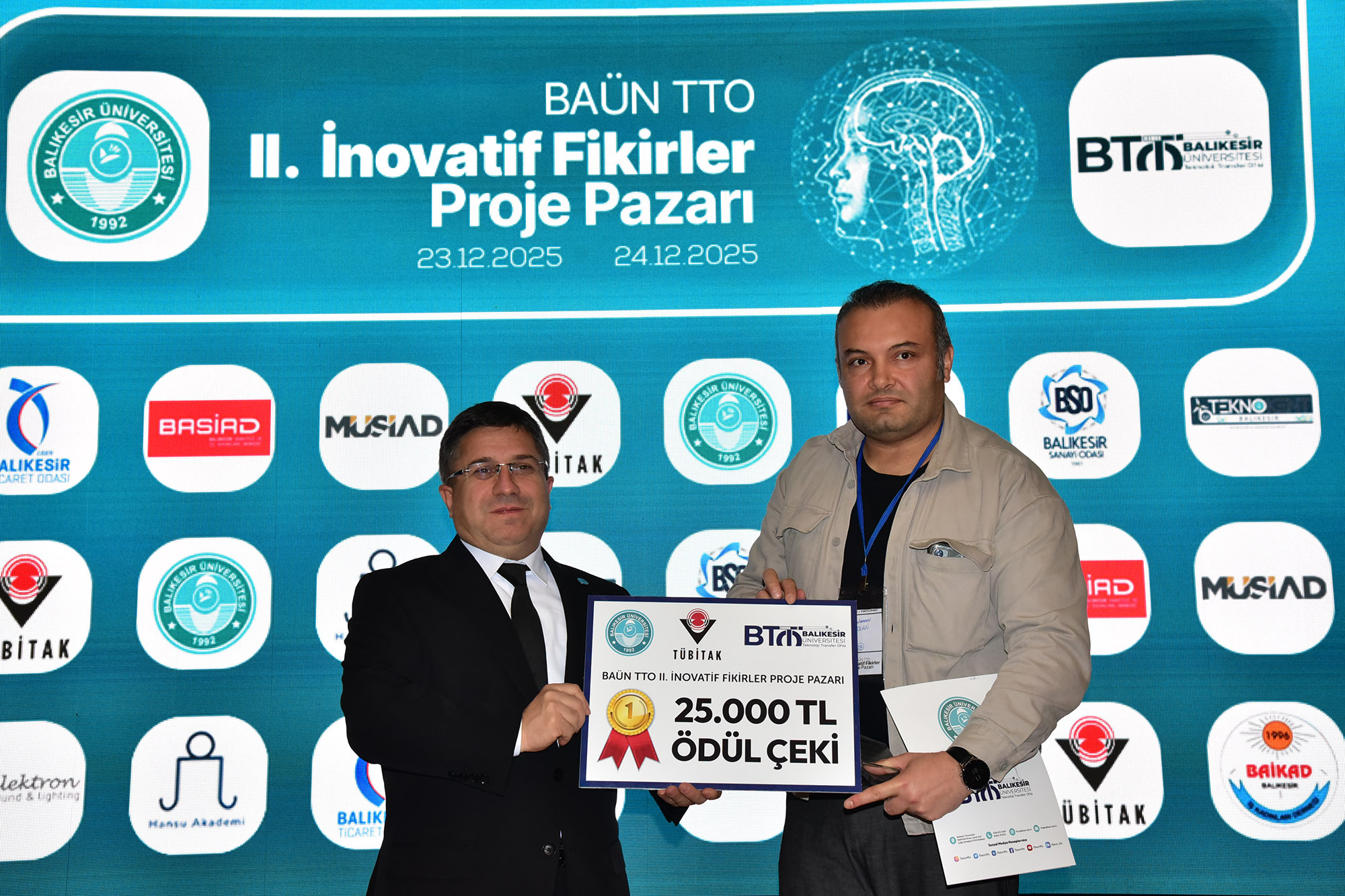 BAÜN’de Ar-Ge ve İnovasyonun Zirvesi: BAÜN TTO 2. İnovatif Fikirler Proje Pazarı’nda Ödüller Sahiplerini Buldu 11