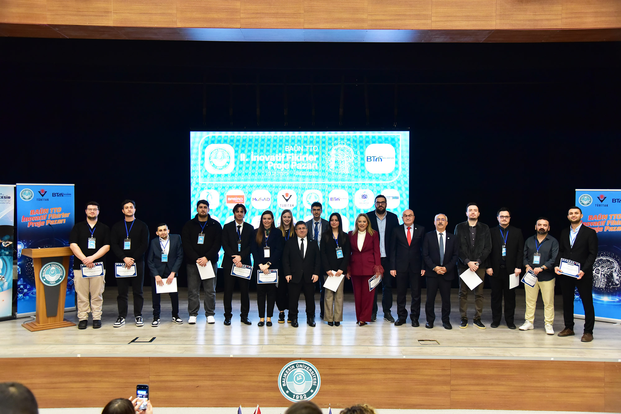 BAÜN’de Ar-Ge ve İnovasyonun Zirvesi: BAÜN TTO 2. İnovatif Fikirler Proje Pazarı’nda Ödüller Sahiplerini Buldu 13