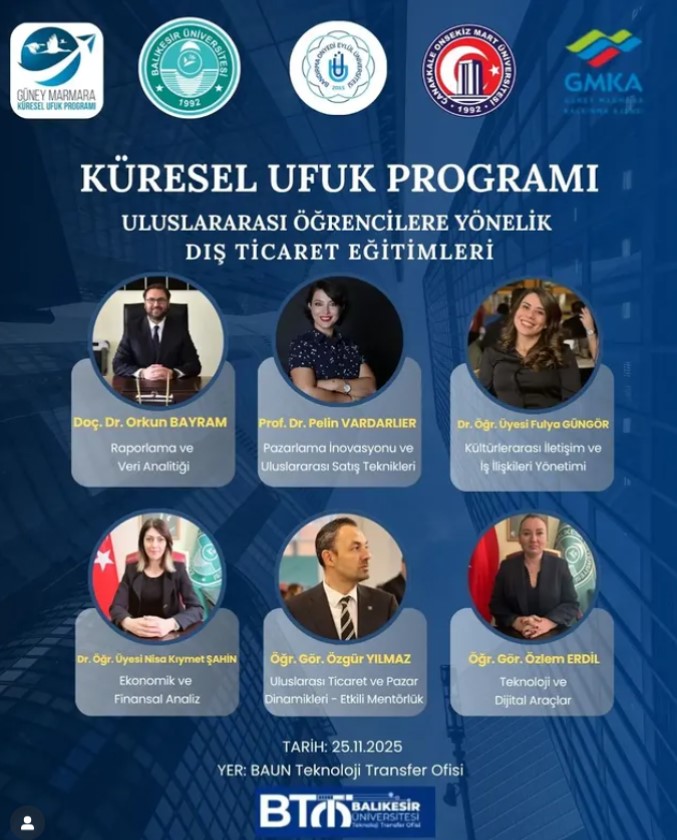 KÜRESEL UFUK PROJESİ EĞİTİMLERİ