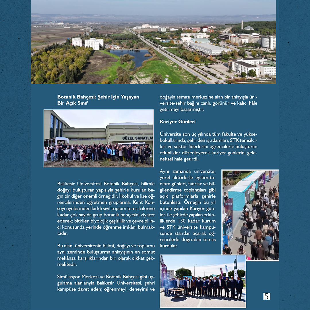 Akademisyenlerimizden; “Şehirle Bütünleşen Üniversite” Prof. Dr. Fatih Satıl /Balıkesir Üniversitesi Rektör Yardımcısı 6