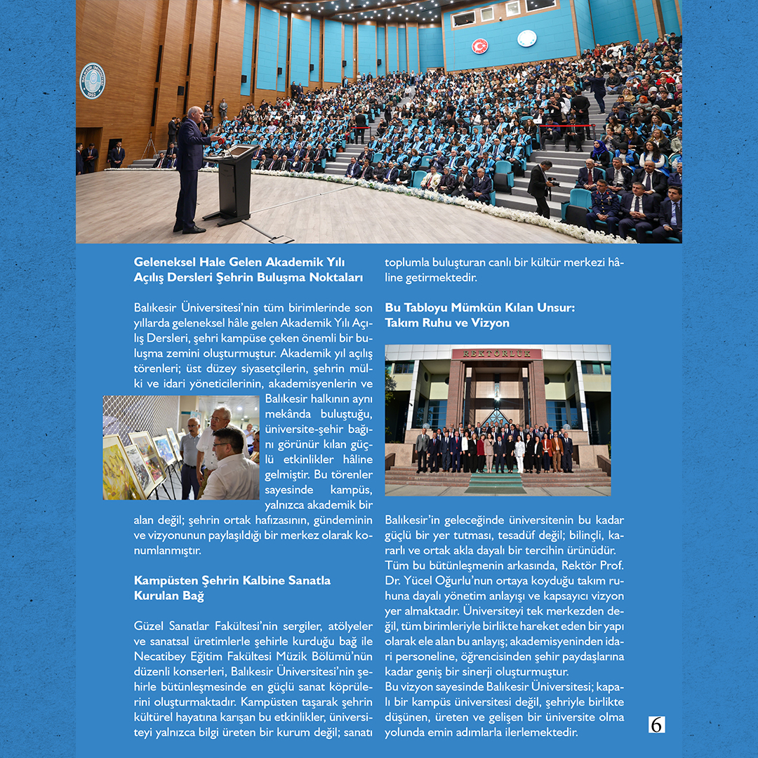 Akademisyenlerimizden; “Şehirle Bütünleşen Üniversite” Prof. Dr. Fatih Satıl /Balıkesir Üniversitesi Rektör Yardımcısı 7