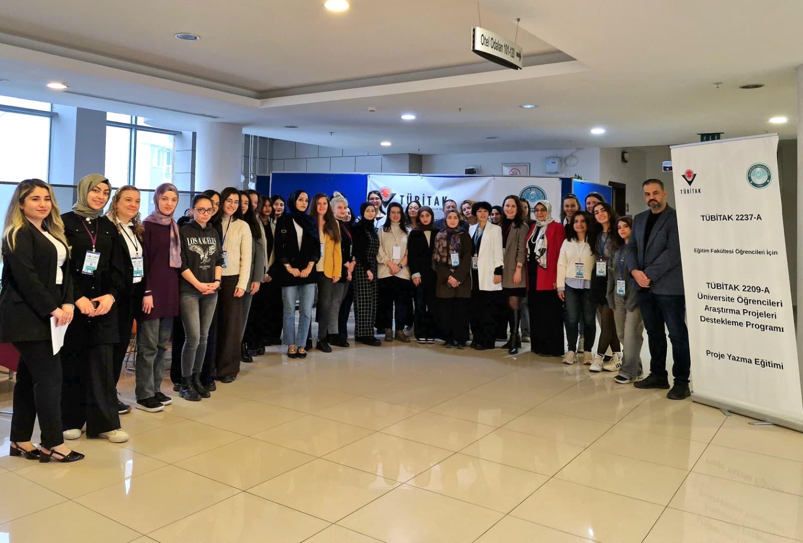 TÜBİTAK 2237-A Bilimsel Eğitim Etkinliklerini Destekleme Programı Kapsamında Düzenlenen Proje Yazma Eğitimi Tamamlandı