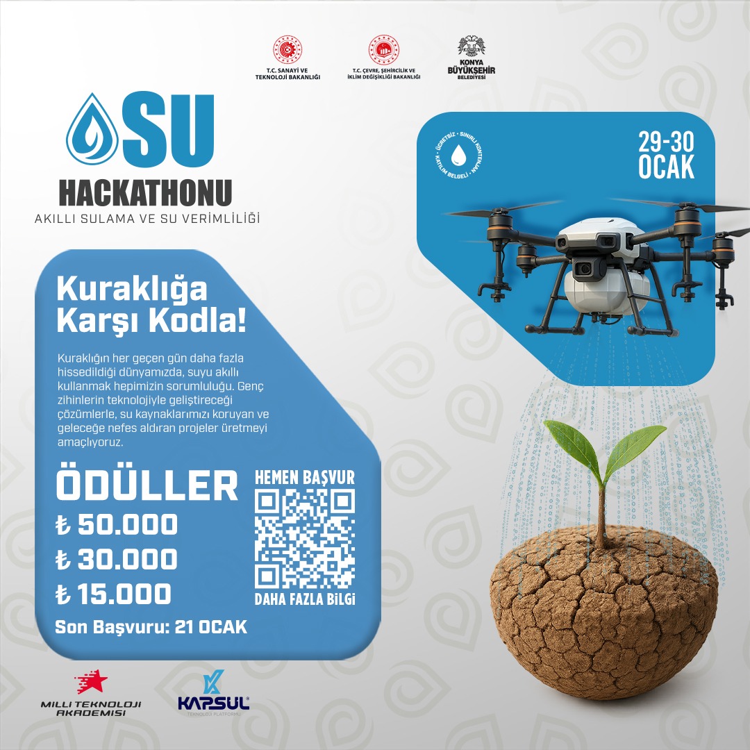 Su Hackathonu Konya’da Düzenleniyor 1