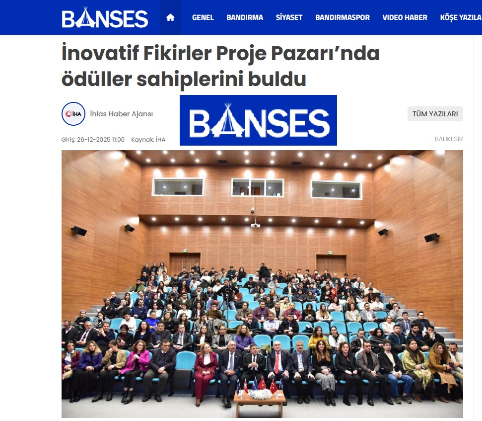 İnovatif Fikirler Proje Pazarı’nda ödüller sahiplerini buldu