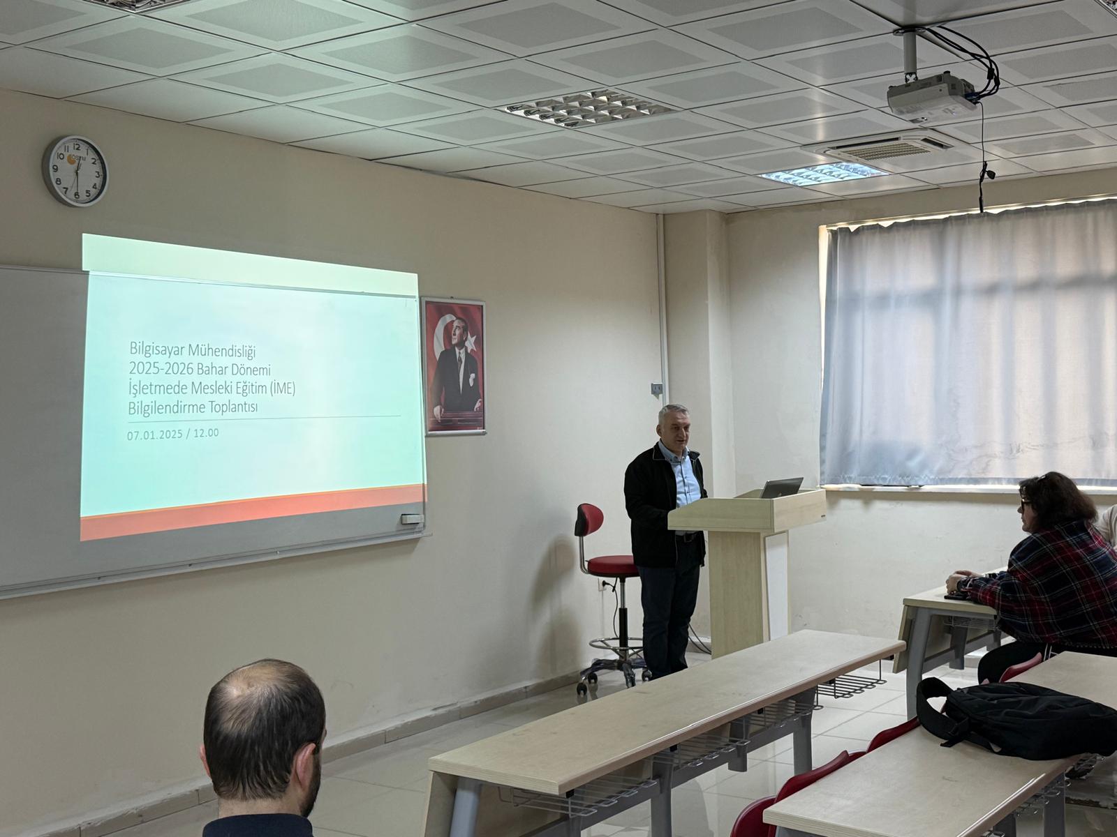 İşletmede Mesleki Eğitim Bilgilendirme Sunumu Gerçekleştirildi 3