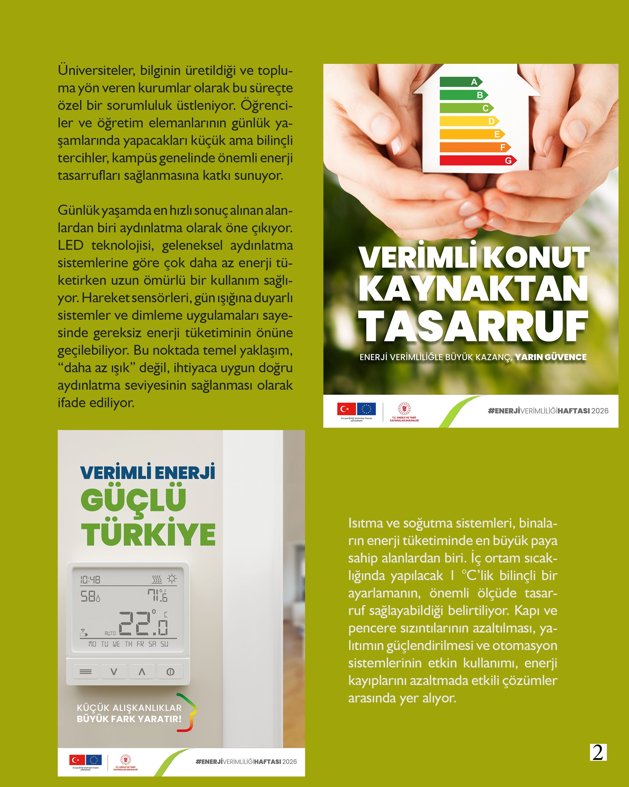 Akademisyenlerimizden 5-11 Ocak 2026 Enerji Verimliliği Haftası: Evde, Kampüste ve Yolda Daha Etkin Enerji Kullanımı 3