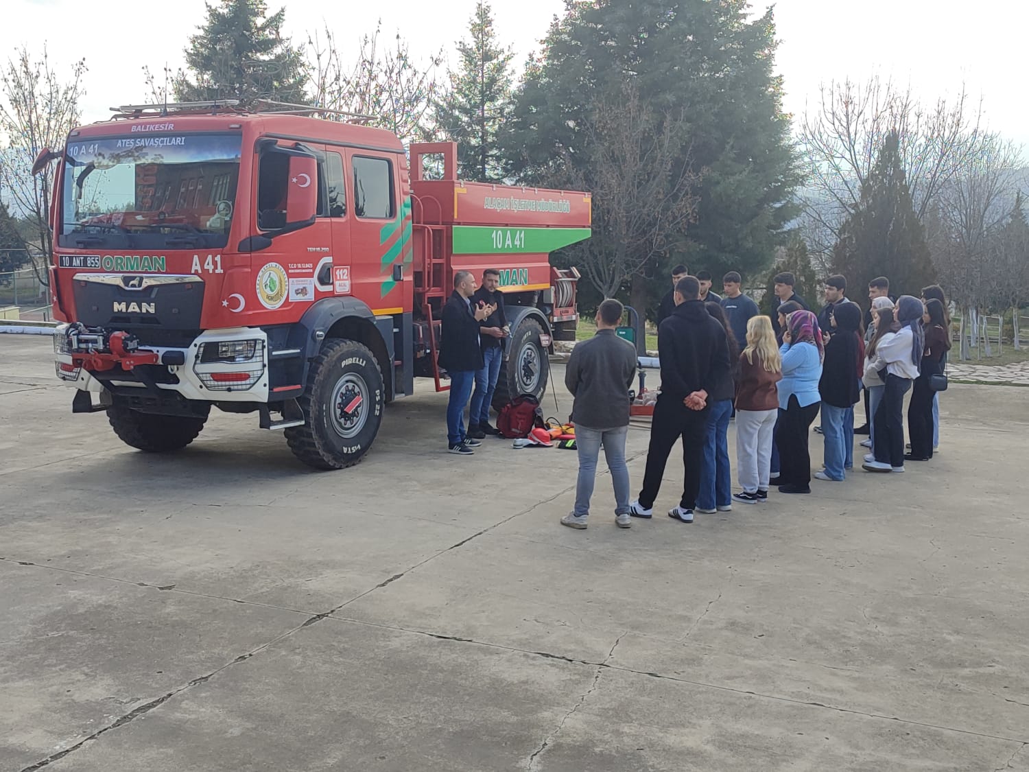 Ormancılık Bölümü Öğrencileri “Orman ve Kırsal Alan Yangınlarına Müdahale Eğitimi” Aldı