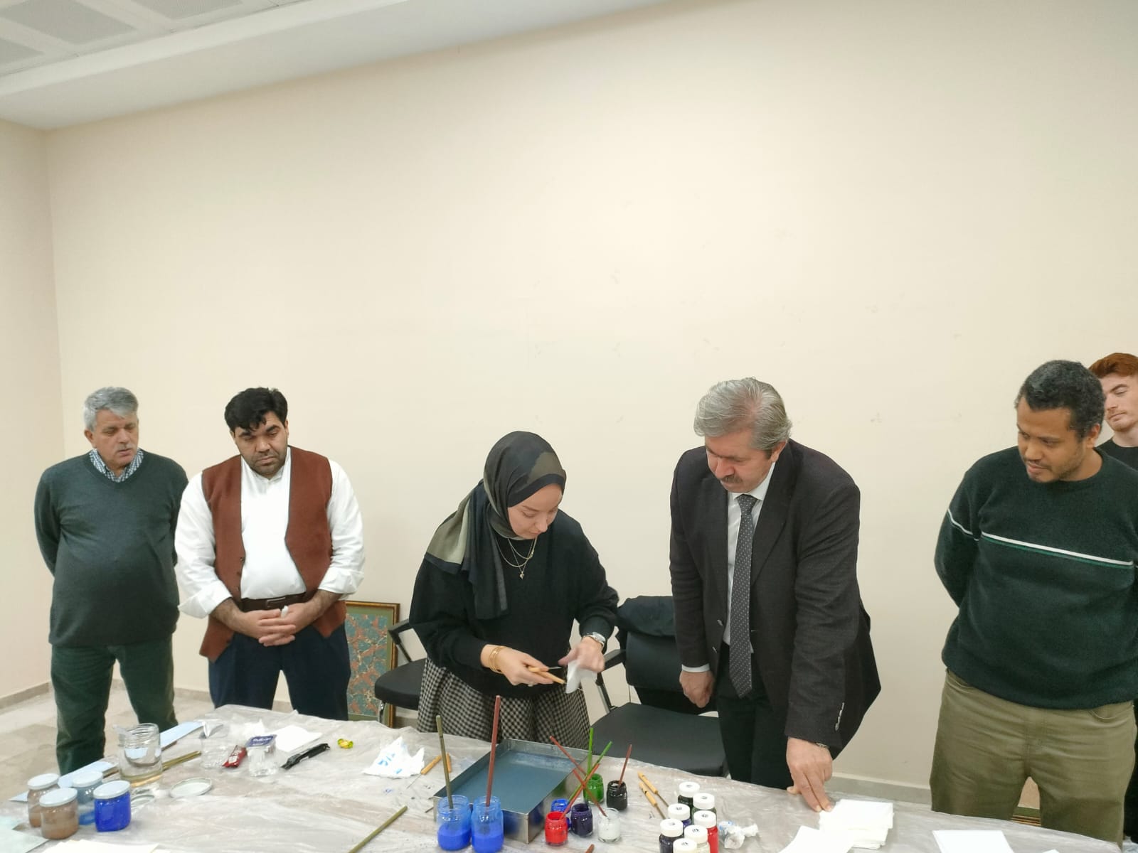 Ebru Atölyesine (Workshop) Büyük İlgi 11