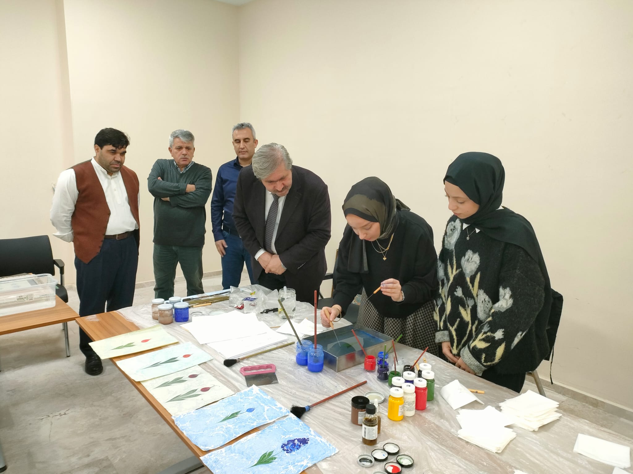 Ebru Atölyesine (Workshop) Büyük İlgi 10