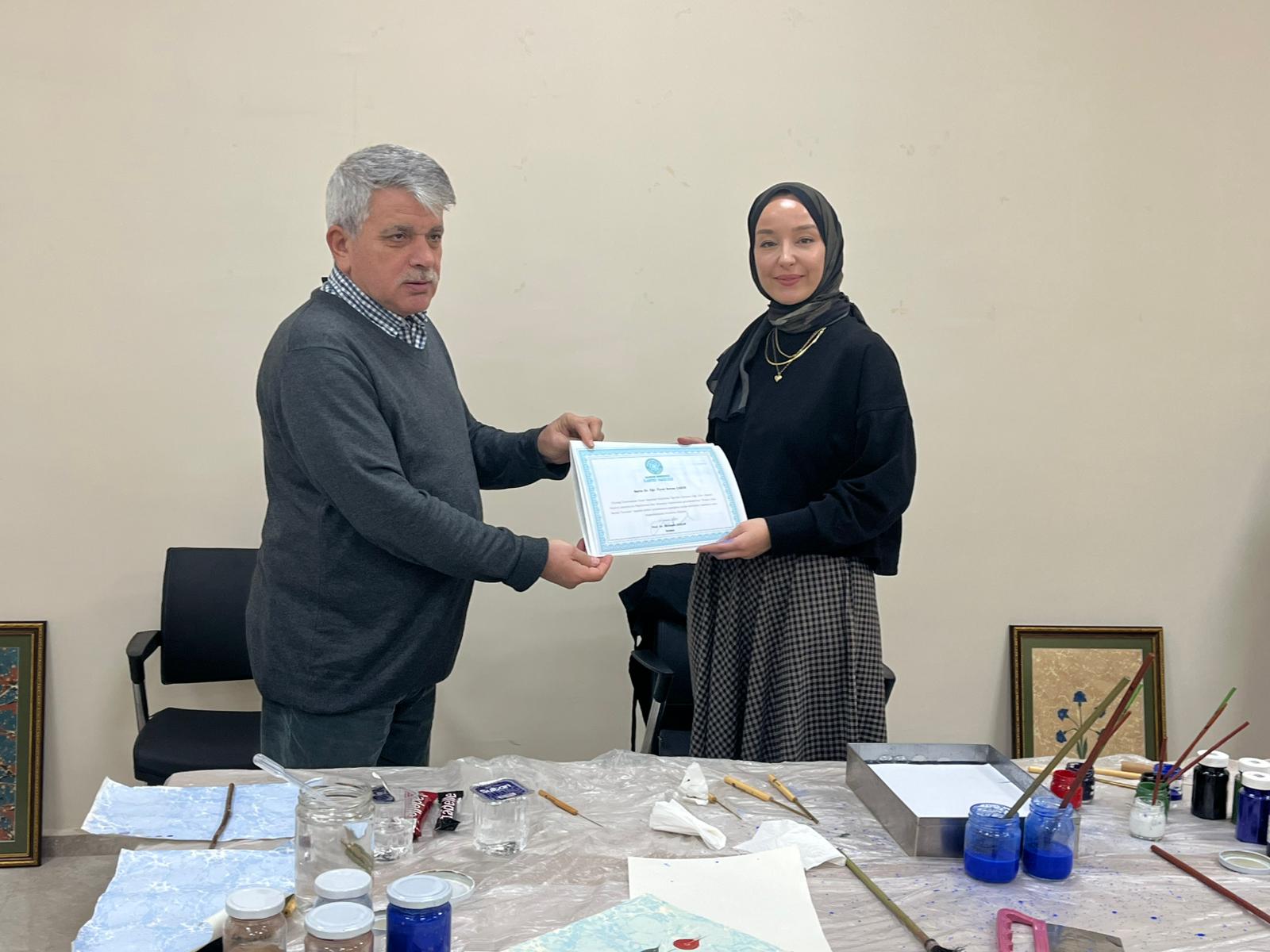 Ebru Atölyesine (Workshop) Büyük İlgi 3