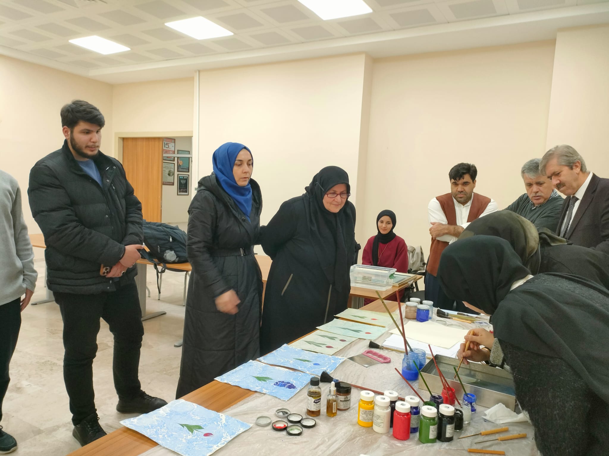 Ebru Atölyesine (Workshop) Büyük İlgi 8