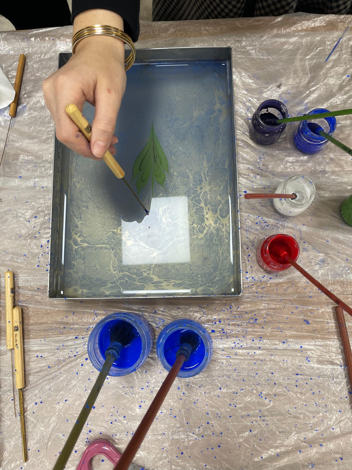 Ebru Atölyesine (Workshop) Büyük İlgi 6