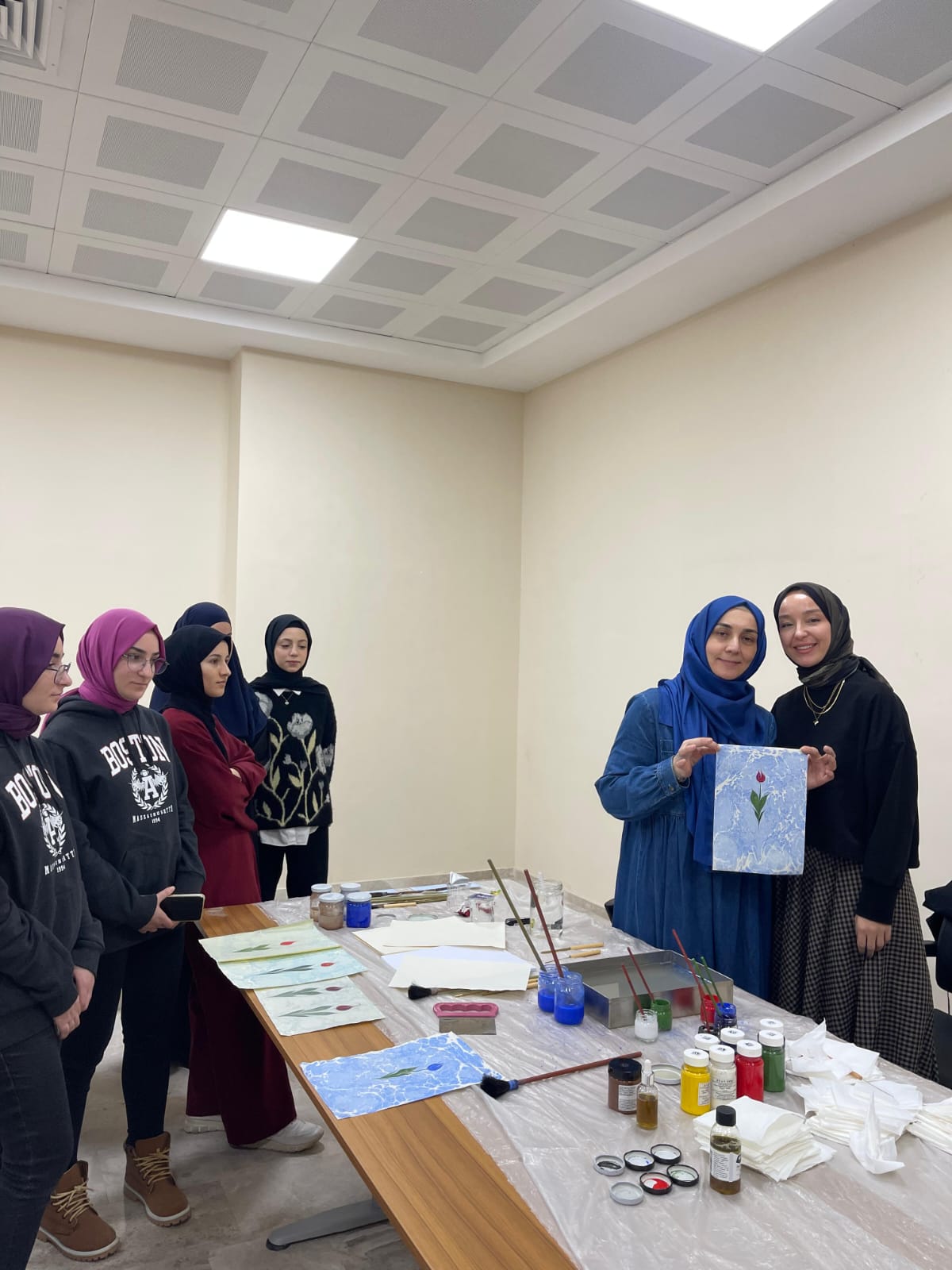 Ebru Atölyesine (Workshop) Büyük İlgi 5