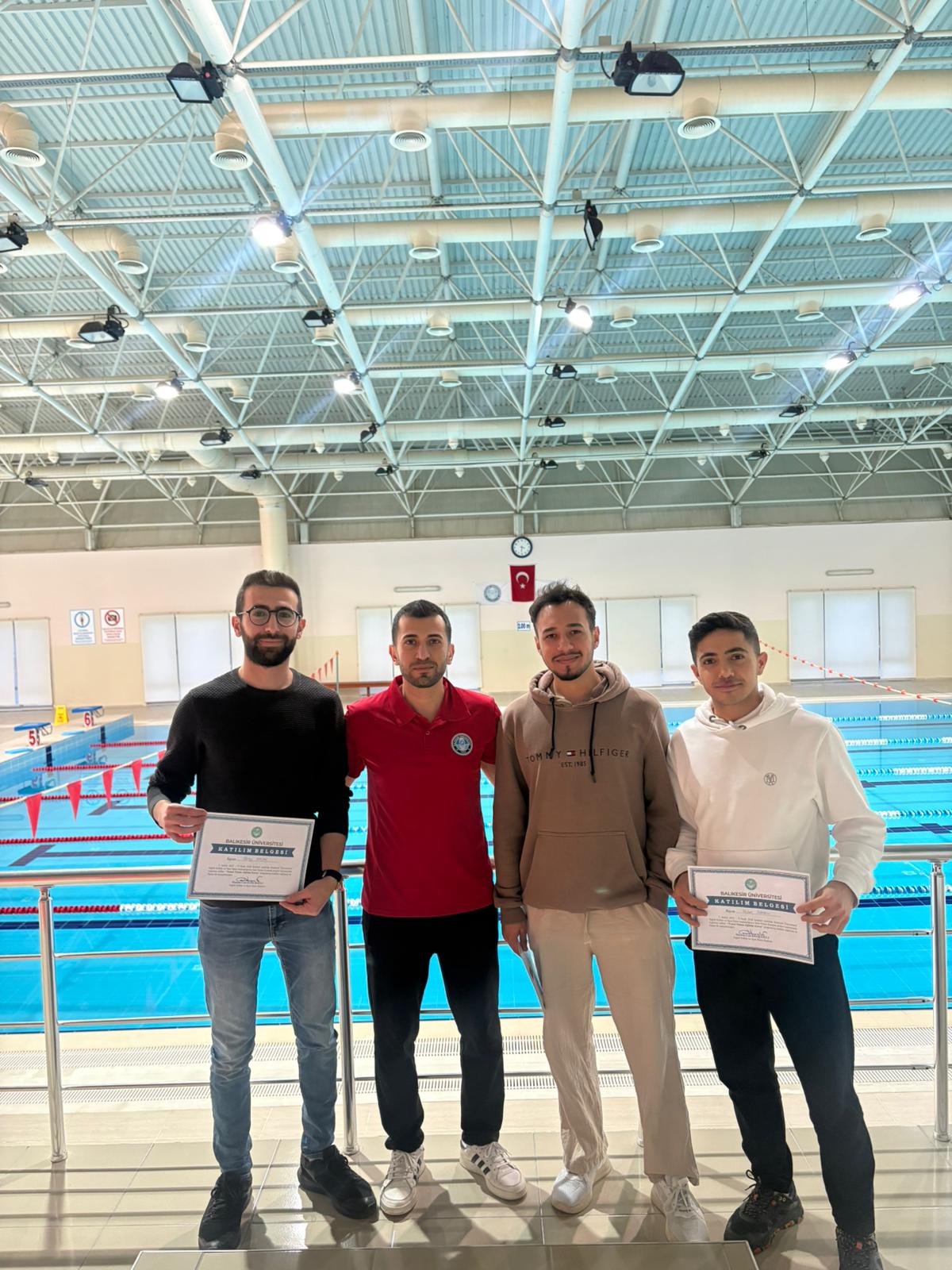 Spor Dostu Kampüs Projesi Kapsamında Düzenlenen Yüzme Kurslarının 1. Dönemi Tamamlandı 5